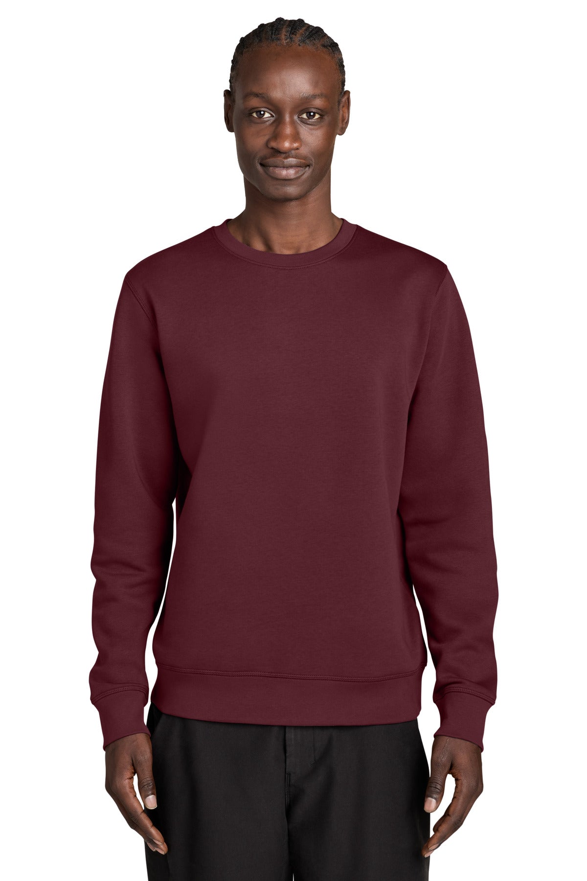 Stanley/Stella Unisex Roller Crewneck Sweatshirt SXU010 in Burgundy
