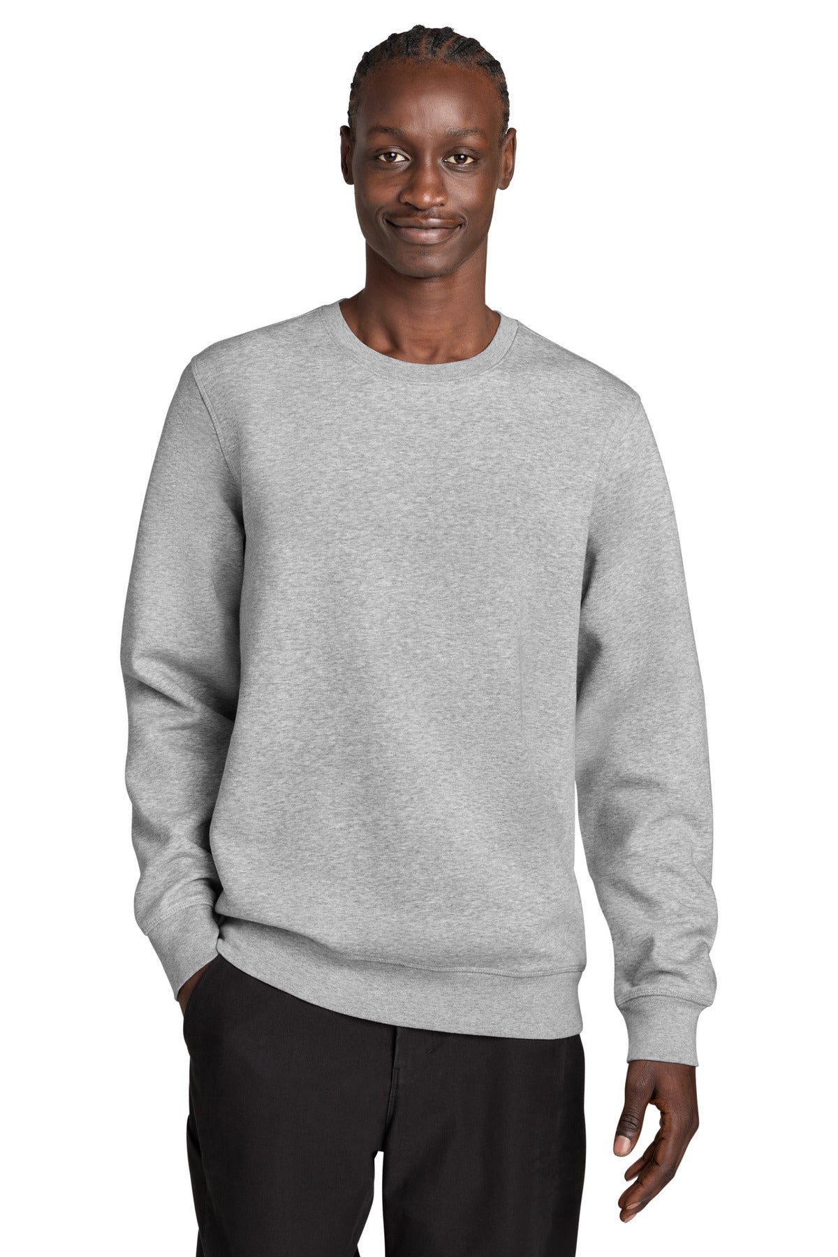 Stanley/Stella Unisex Roller Crewneck Sweatshirt SXU010 in Heather Grey