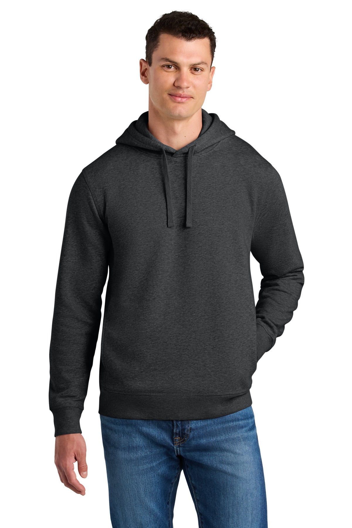 Stanley/Stella Unisex Sounder Hooded Sweatshirt SXU012 in Dark Heather Grey