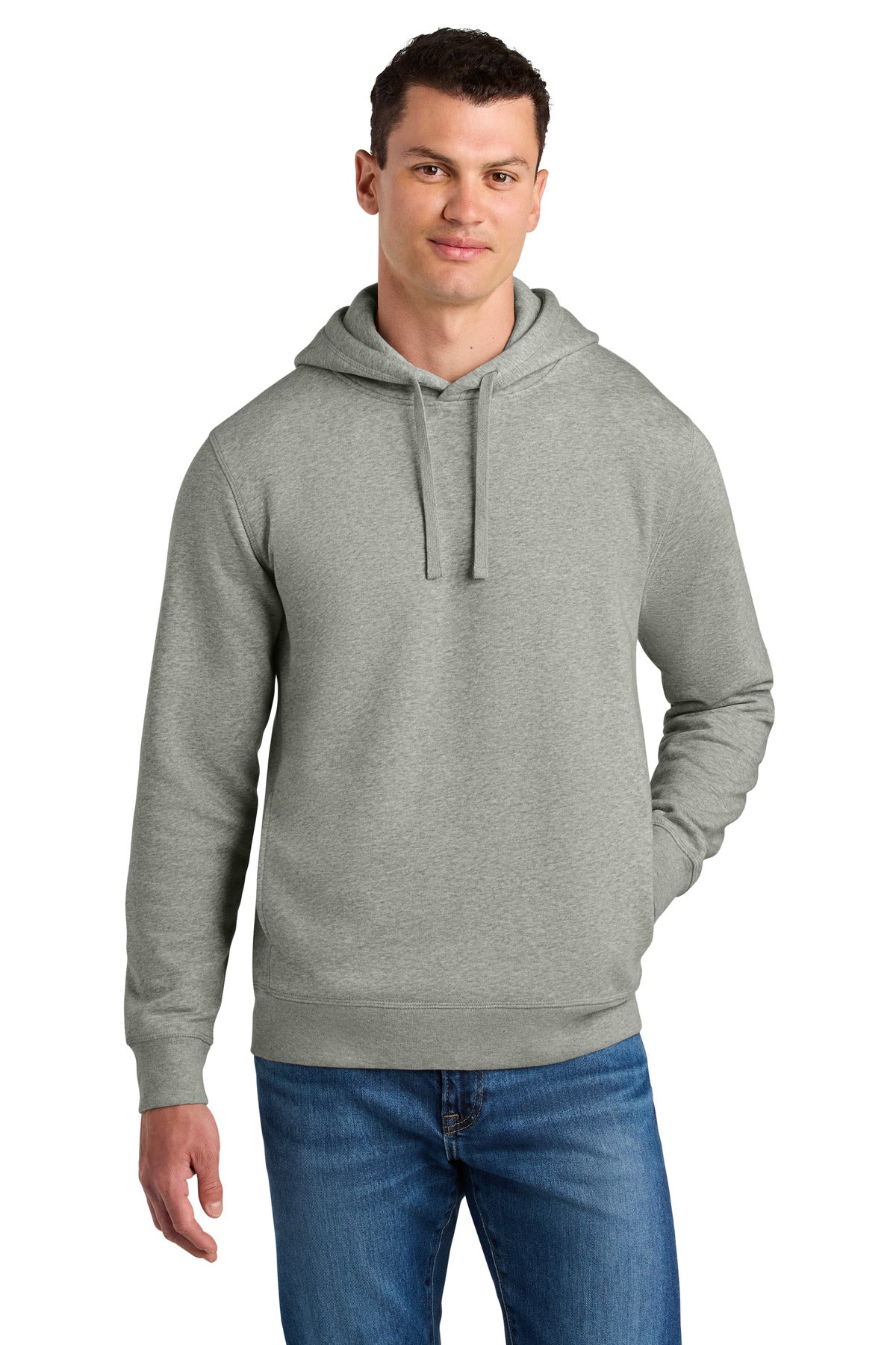 Stanley/Stella Unisex Sounder Hooded Sweatshirt SXU012 in Heather Grey