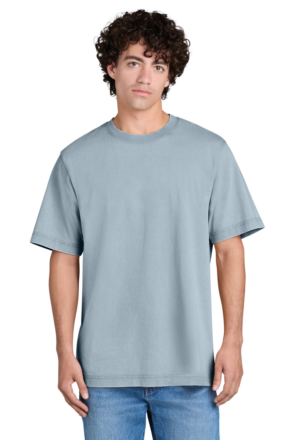 Stanley/Stella Unisex Freestyler Vintage Heavyweight Tee SXU019 in G. Dyed Blue Stone