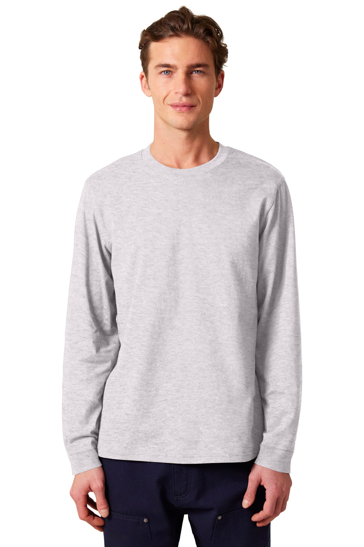 Stanley/Stella Unisex Creator 2.0 Long Sleeve Tee SXU022 in Cool Heather Grey