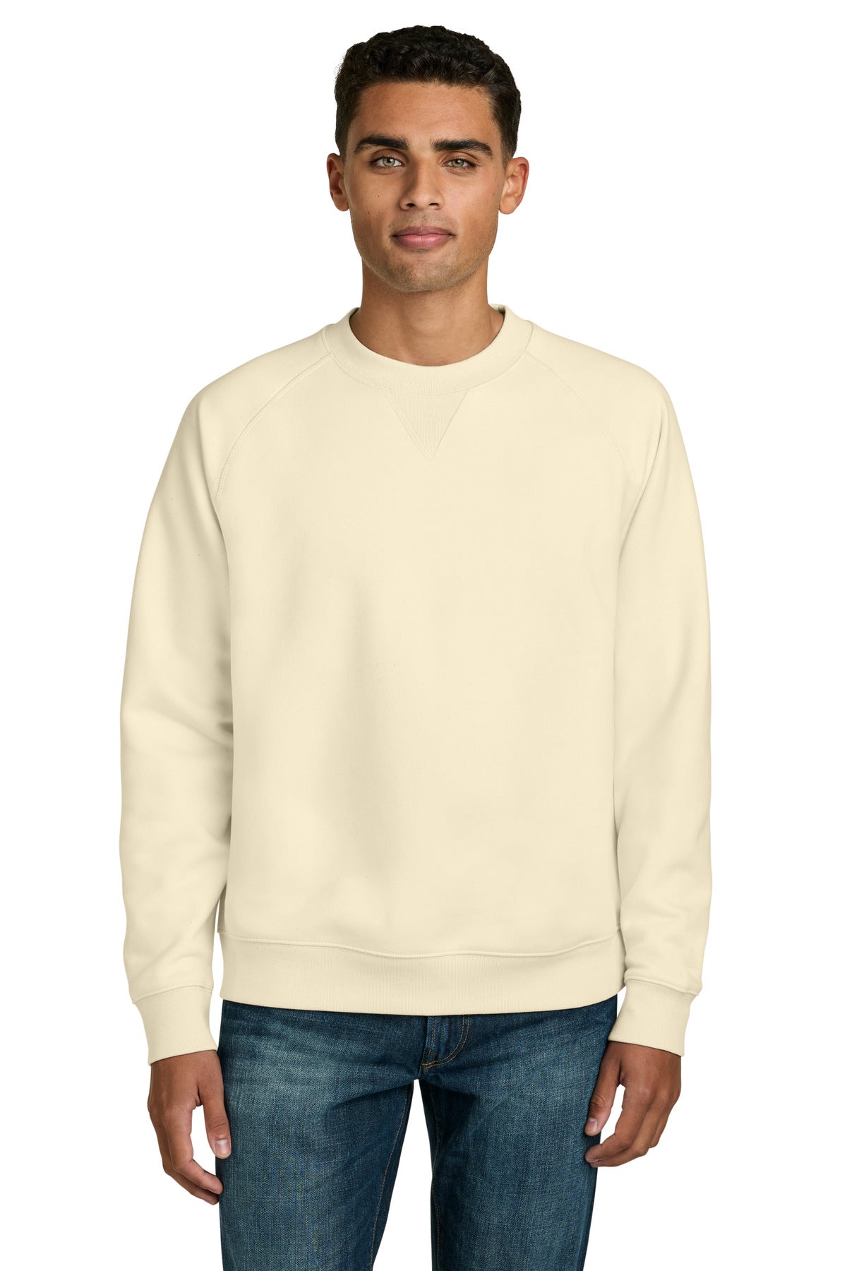 Stanley/Stella Unisex Knoxer Crewneck Sweatshirt SXU026 in Natural Raw
