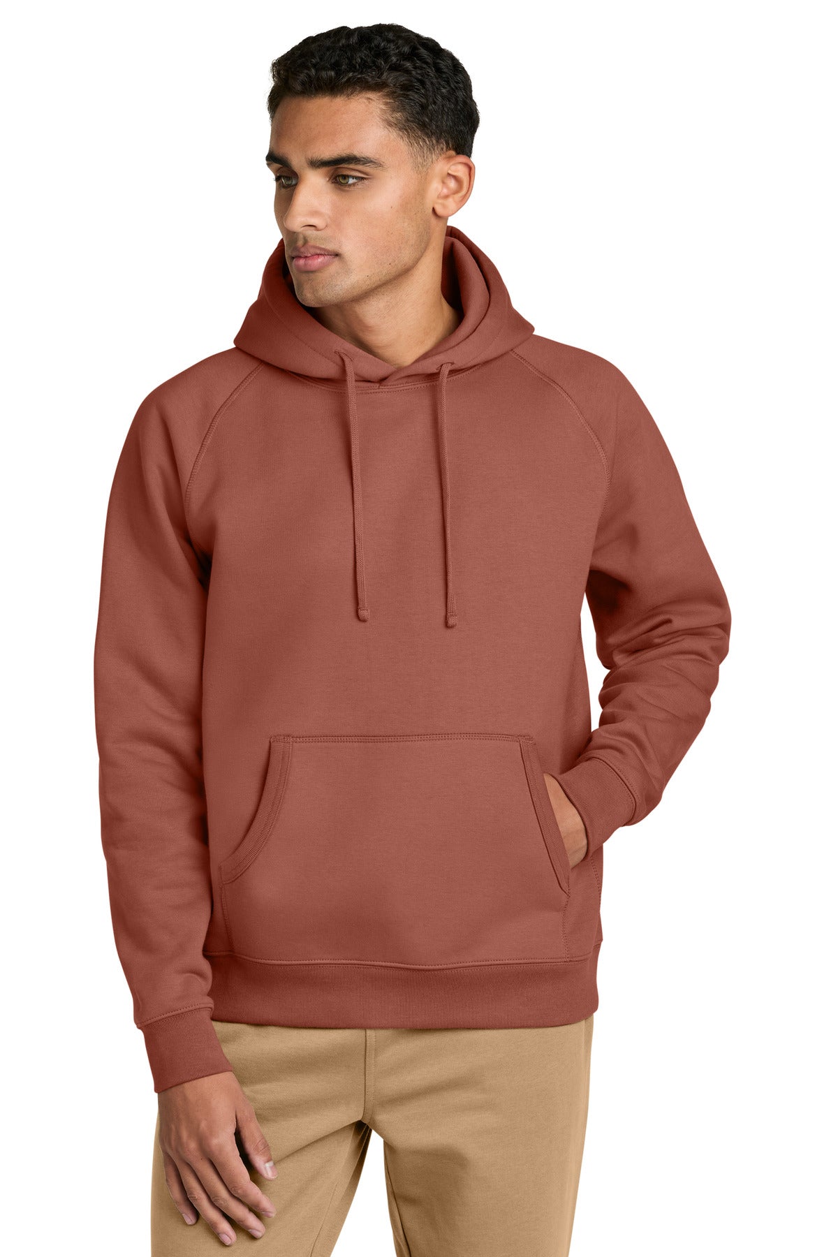 Stanley/Stella Unisex Striker Hooded Sweatshirt SXU027 in Heritage Brown