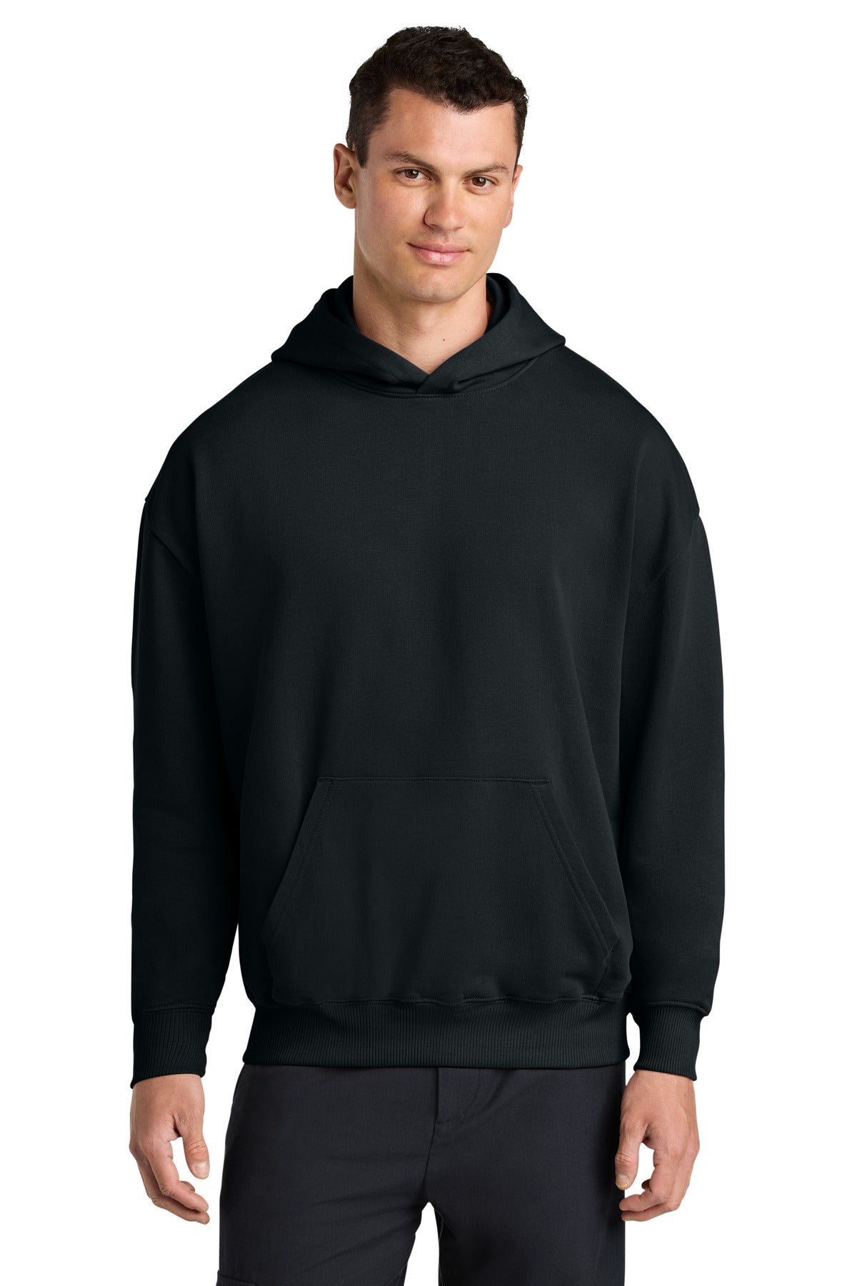 Stanley/Stella Unisex Cooper Dry Hooded Sweatshirt SXU028 in Black