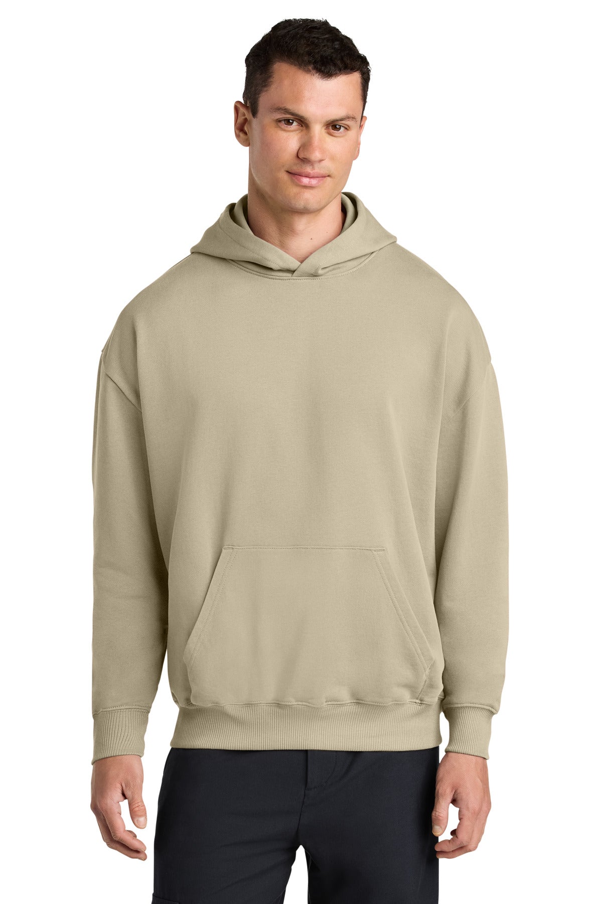 Stanley/Stella Unisex Cooper Dry Hooded Sweatshirt SXU028 in Desert Dust