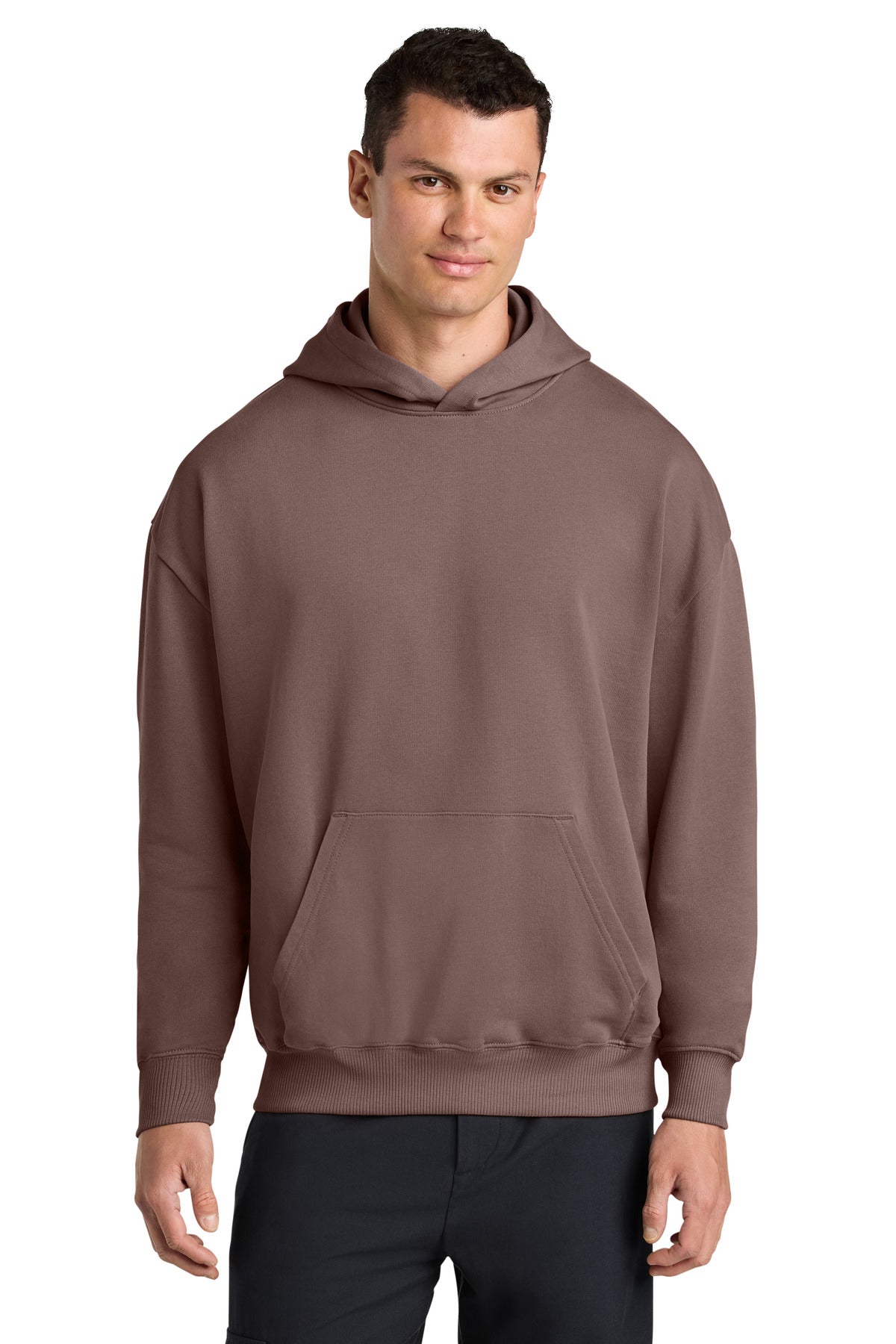 Stanley/Stella Unisex Cooper Dry Hooded Sweatshirt SXU028 in Kaffa Coffee