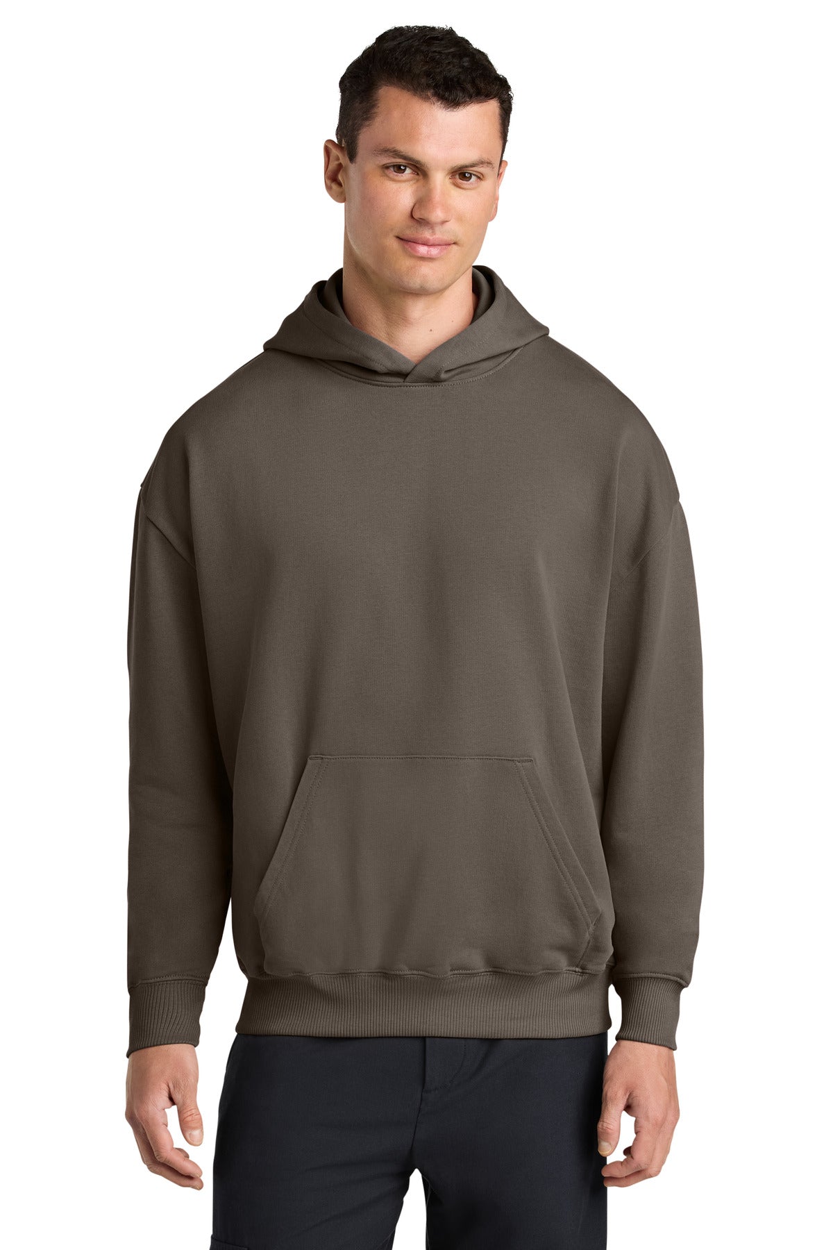 Stanley/Stella Unisex Cooper Dry Hooded Sweatshirt SXU028 in Mocha