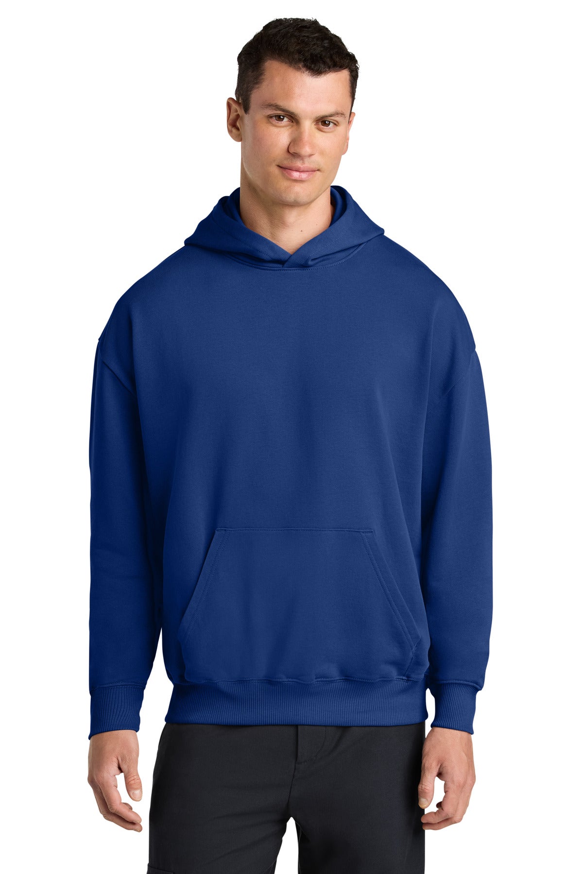 Stanley/Stella Unisex Cooper Dry Hooded Sweatshirt SXU028 in Worker Blue