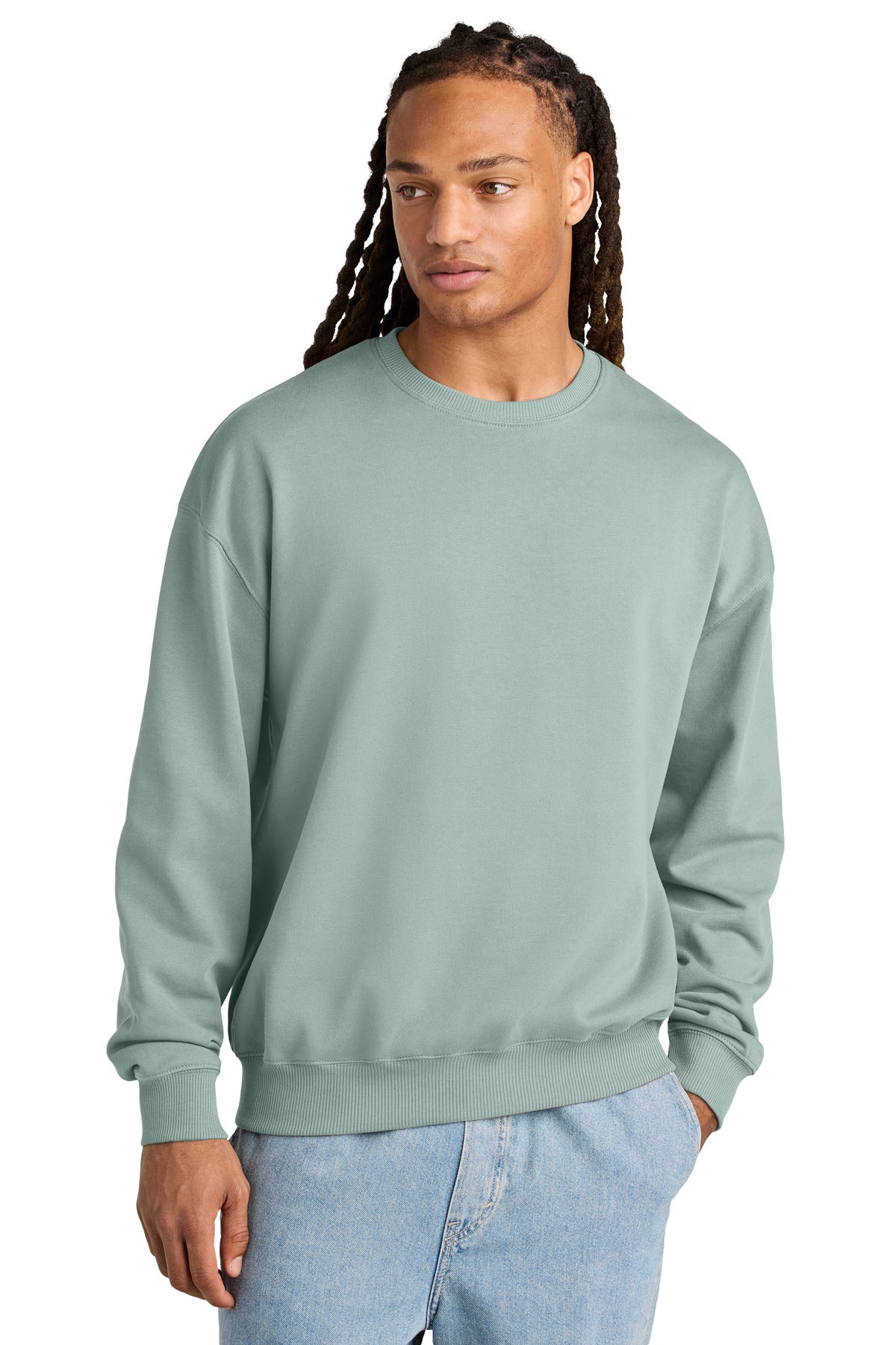 Stanley/Stella Unisex Ledger Dry Crewneck Sweatshirt SXU029 in Aloe