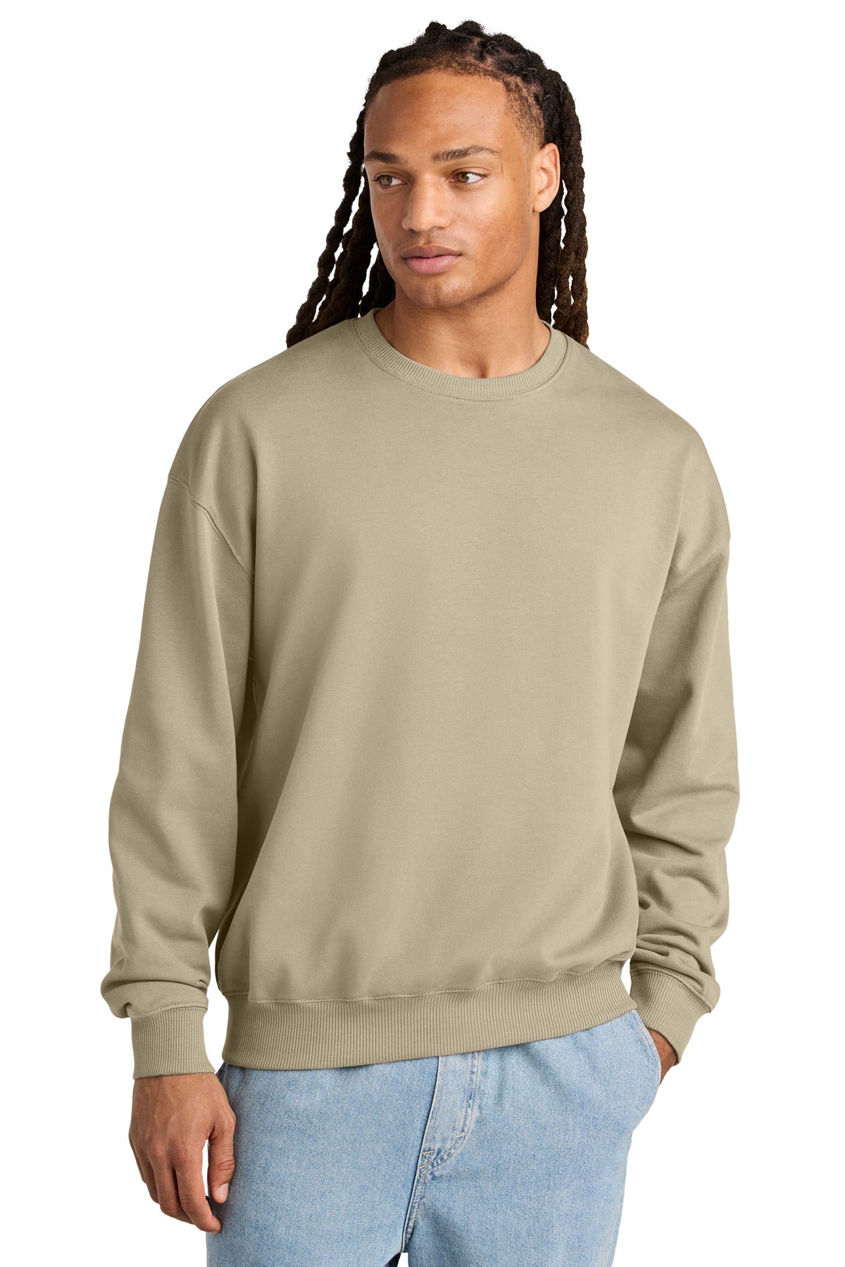 Stanley/Stella Unisex Ledger Dry Crewneck Sweatshirt SXU029 in Desert Dust