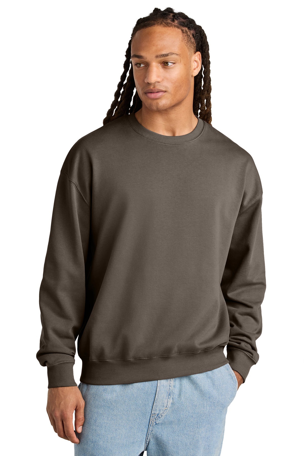 Stanley/Stella Unisex Ledger Dry Crewneck Sweatshirt SXU029 in Mocha