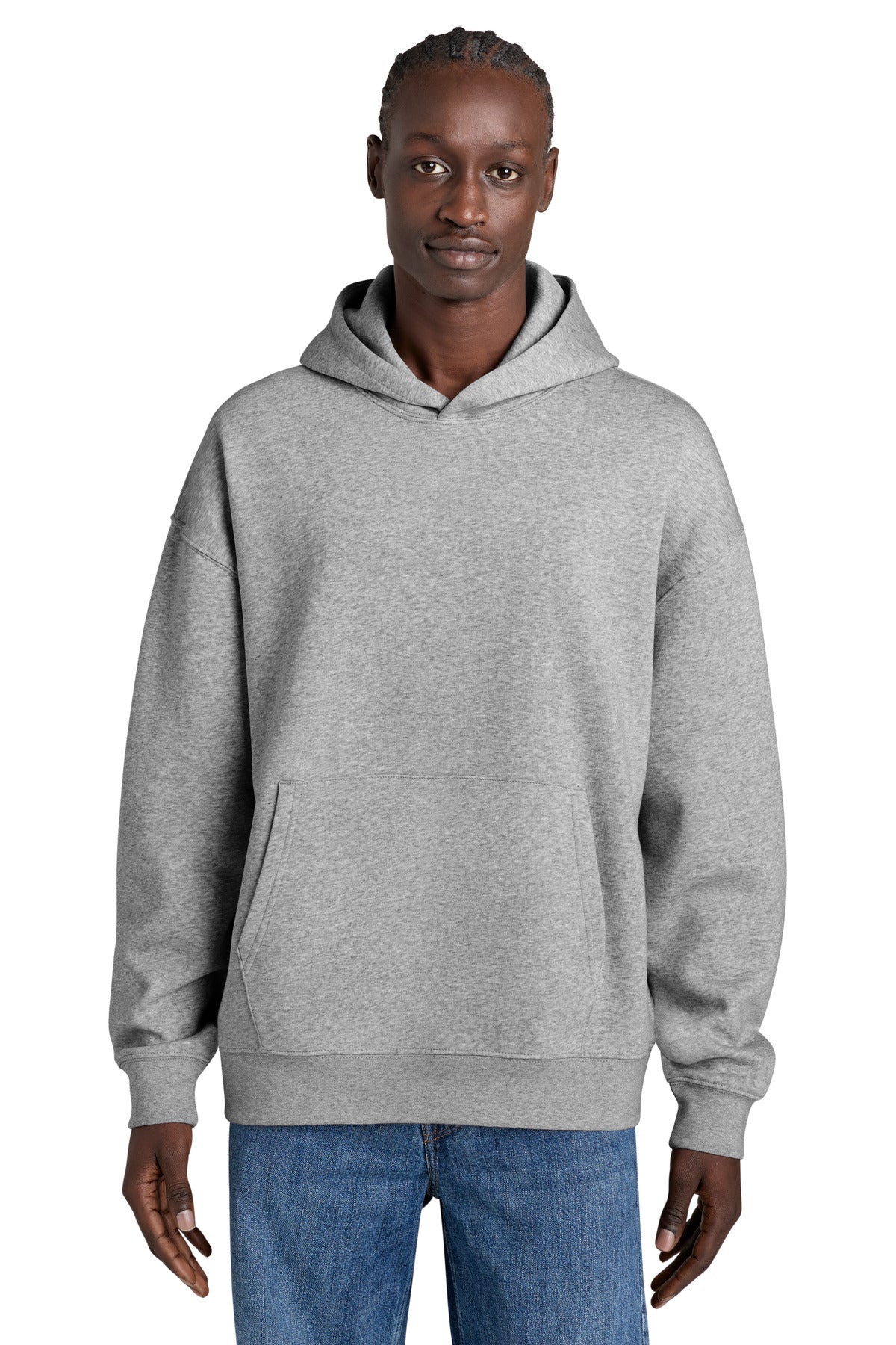 Stanley/Stella Unisex Chaser Hooded Sweatshirt SXU038 in Heather Grey