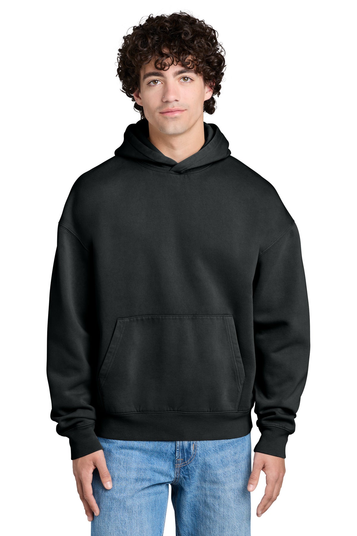 Stanley/Stella Unisex Chaser Vintage Hooded Sweatshirt SXU042 in G. Dyed Black Rock