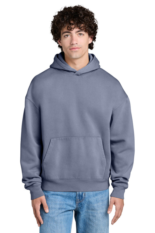 Stanley/Stella Unisex Chaser Vintage Hooded Sweatshirt SXU042 in G. Dyed Blue Grey