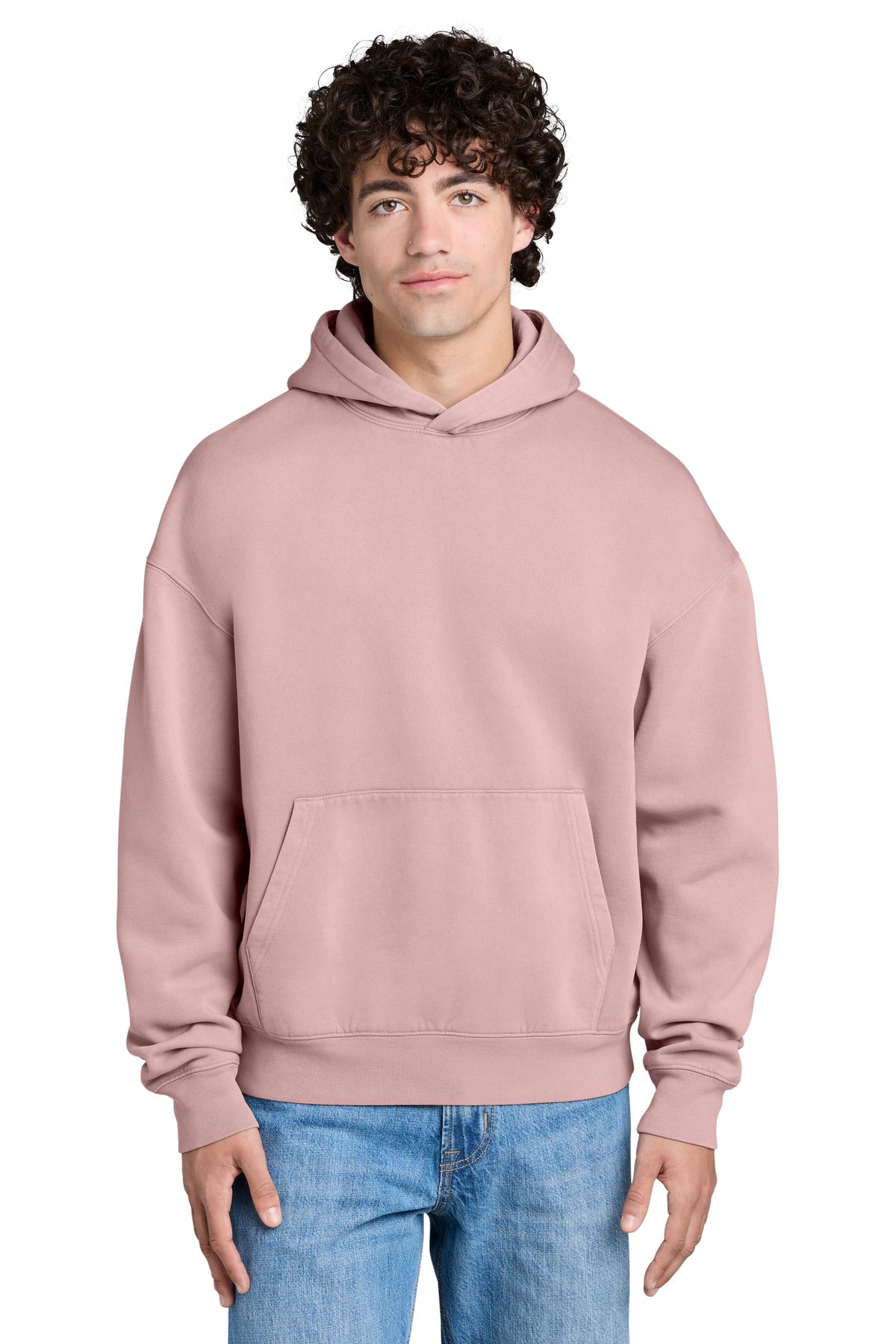 Stanley/Stella Unisex Chaser Vintage Hooded Sweatshirt SXU042 in G. Dyed Blush