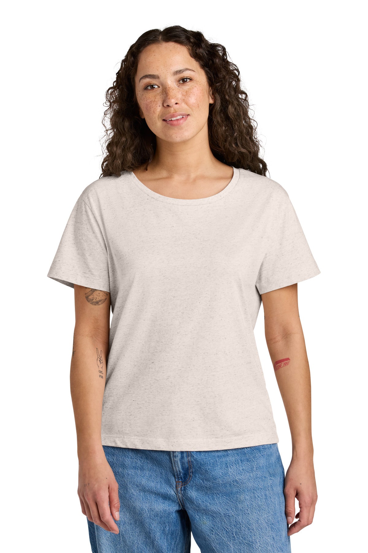 Stanley/Stella Women's Stella Serena Scoop Neck Tee SXW008 in Eco Heather