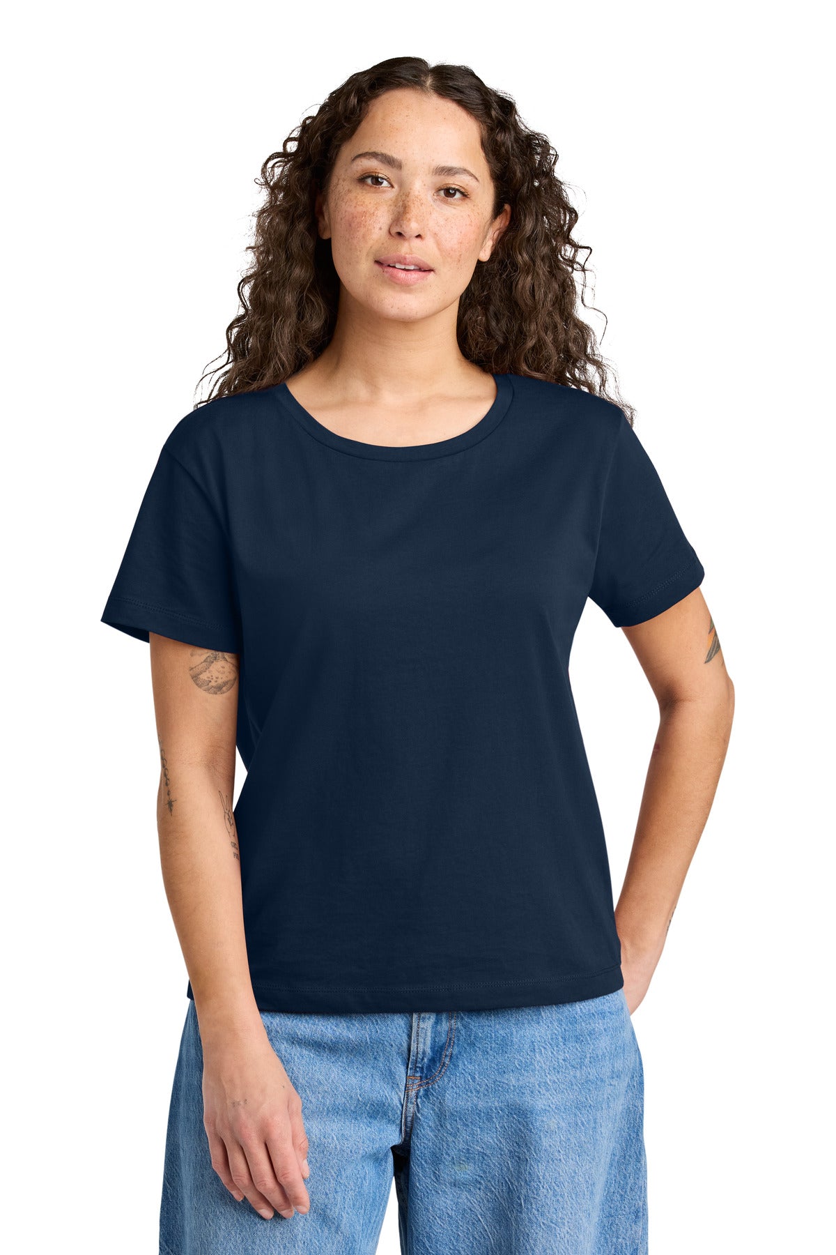 Stanley/Stella Women's Stella Serena Scoop Neck Tee SXW008 in French Navy