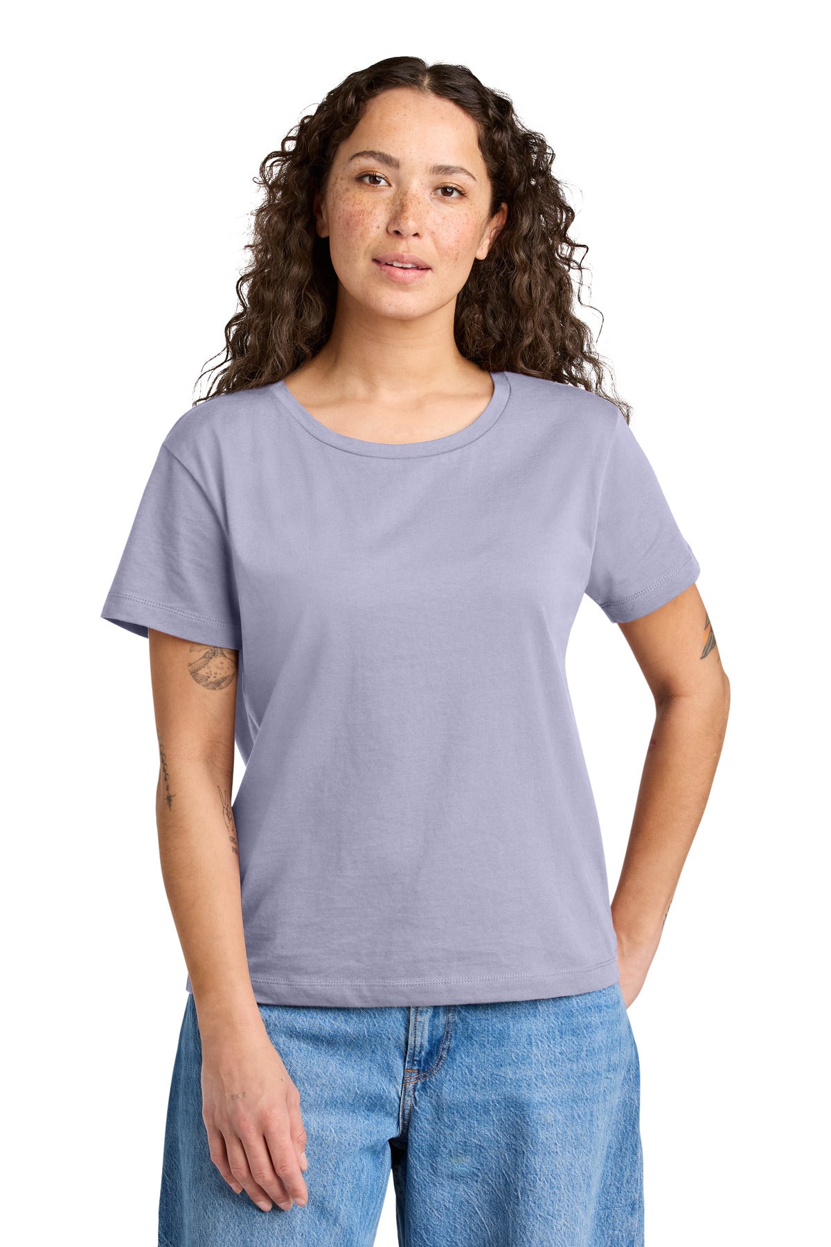 Stanley/Stella Women's Stella Serena Scoop Neck Tee SXW008 in Lavender