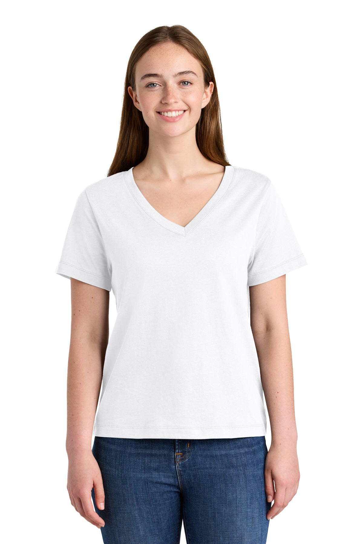 Stanley/Stella Women's Stella Isla V-Neck Tee SXW032 in White