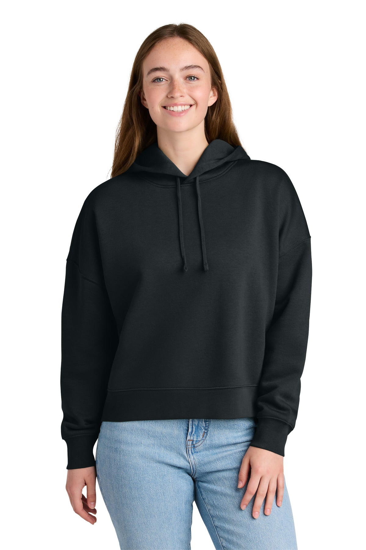 Stanley/Stella Women's Stella Nora Hooded Sweatshirt SXW035 in Black