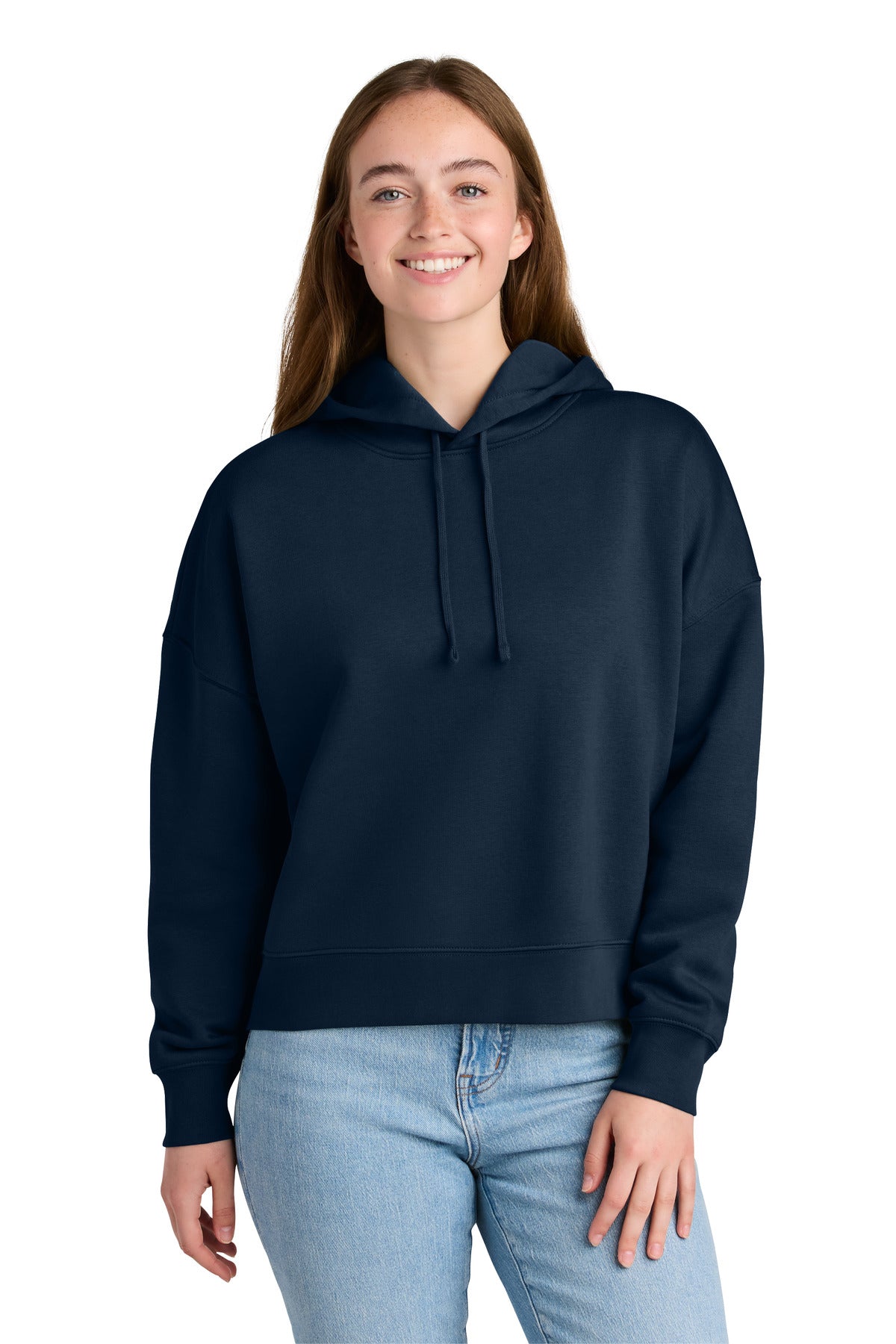Stanley/Stella Women's Stella Nora Hooded Sweatshirt SXW035 in French Navy