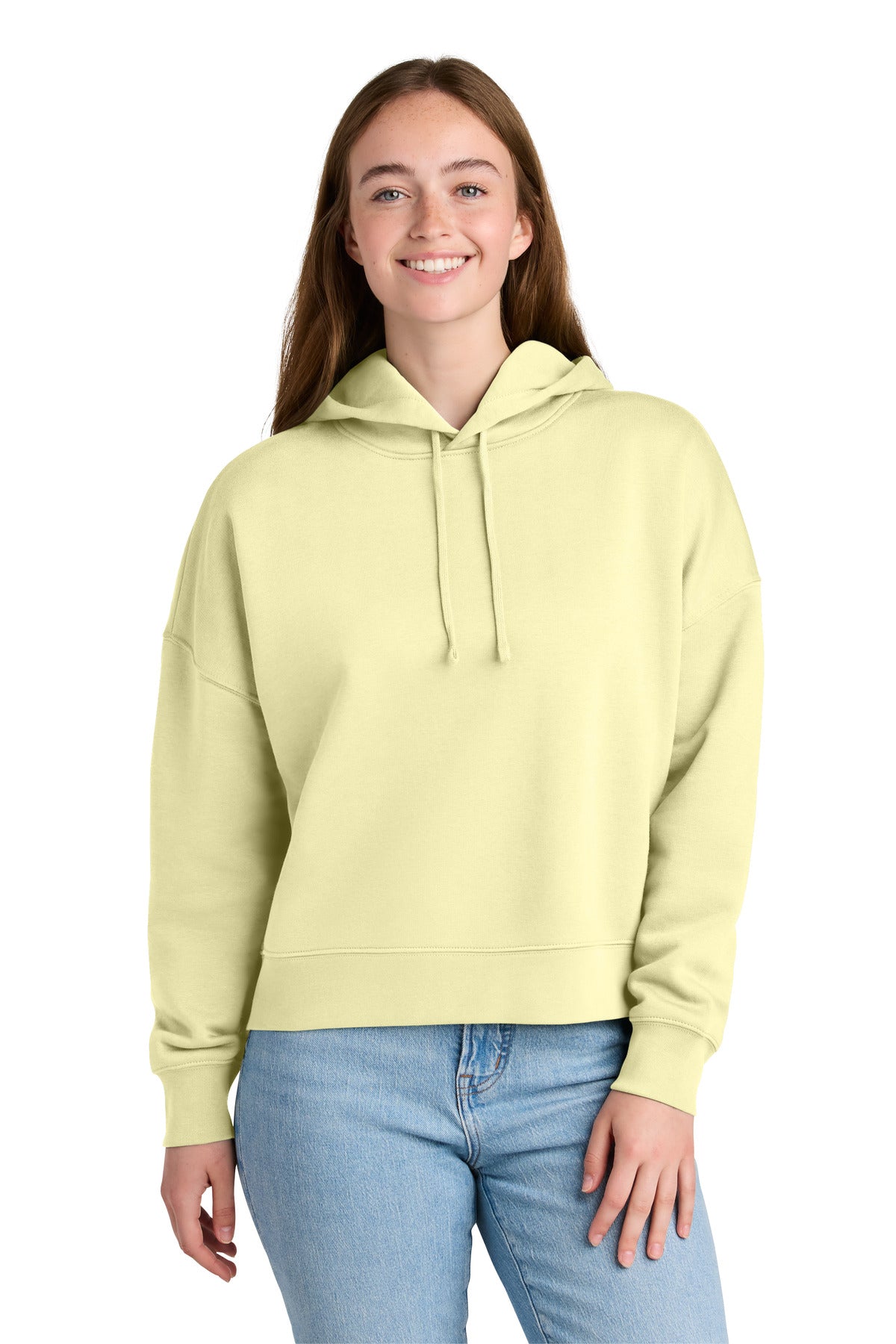 Stanley/Stella Women's Stella Nora Hooded Sweatshirt SXW035 in Lemon Sorbet