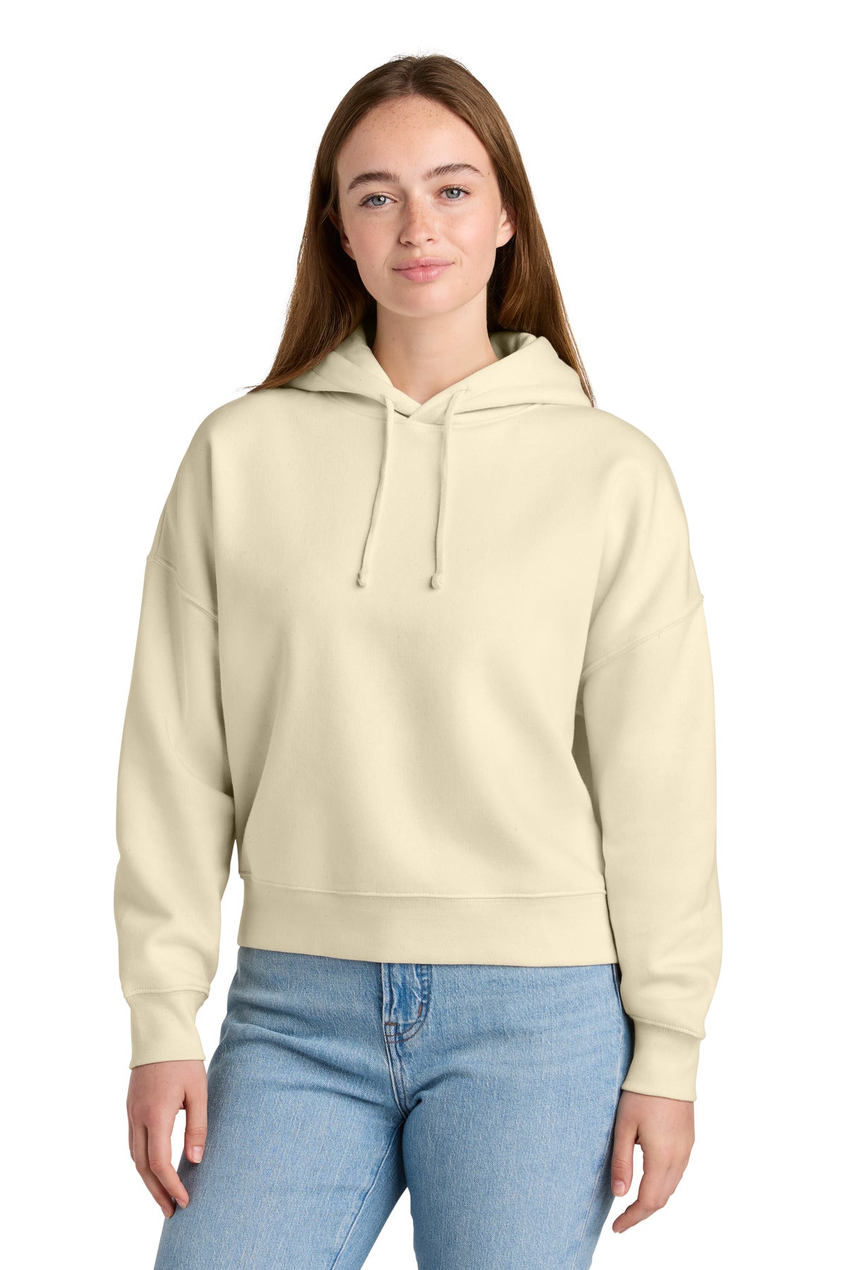 Stanley/Stella Women's Stella Nora Hooded Sweatshirt SXW035 in Natural Raw