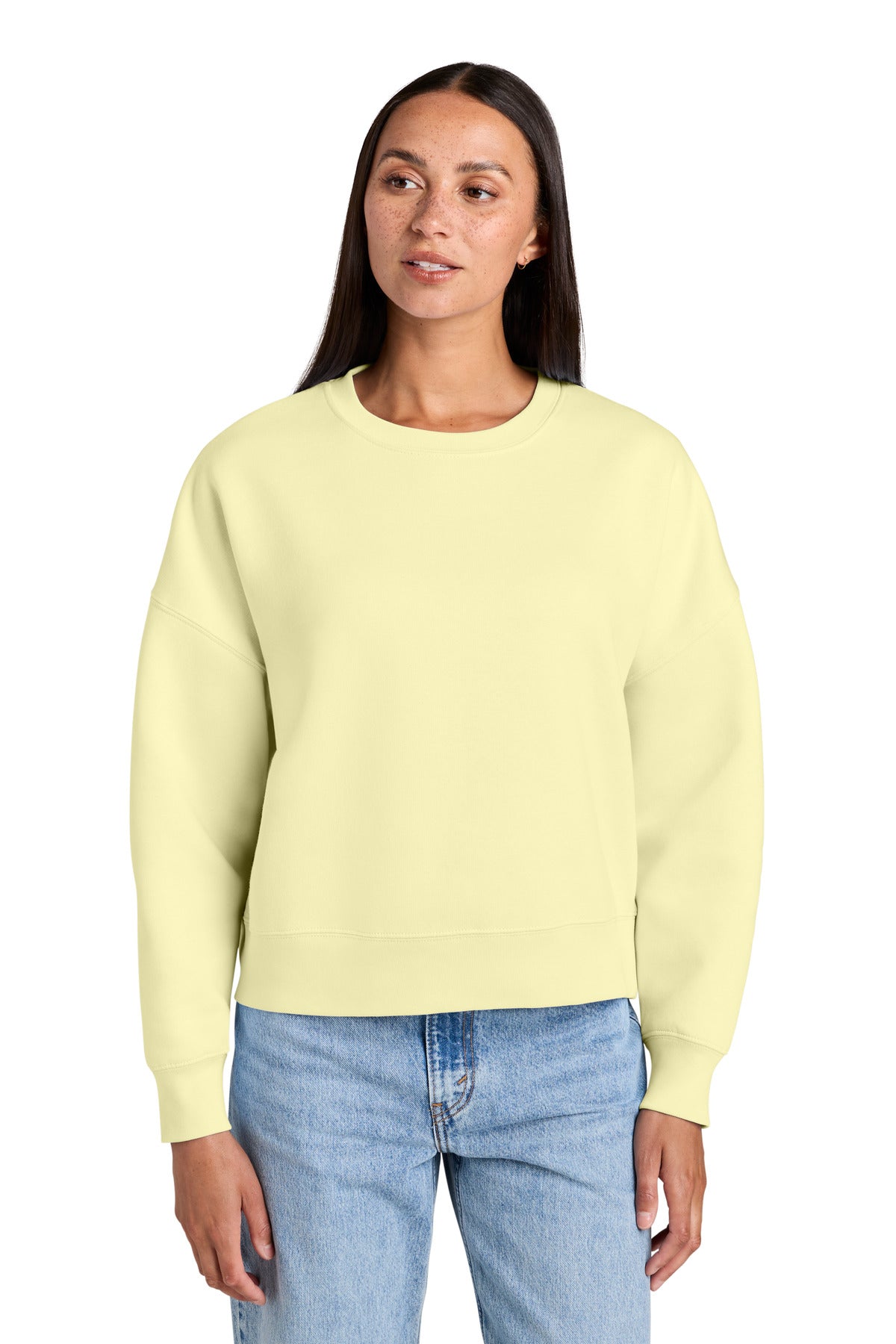 Stanley/Stella Women's Stella Alma Crewneck Sweatshirt SXW036 in Lemon Sorbet