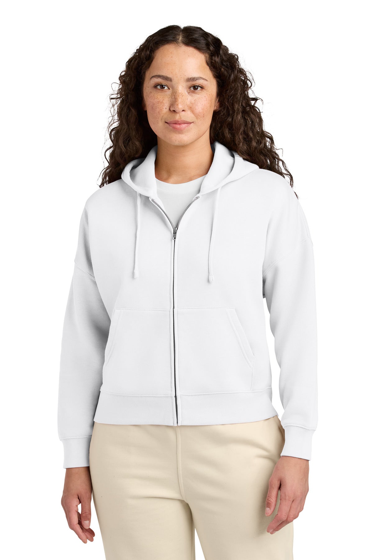 Stanley/Stella Women's Stella Ida Full-Zip Hooded Sweatshirt SXW037 in White