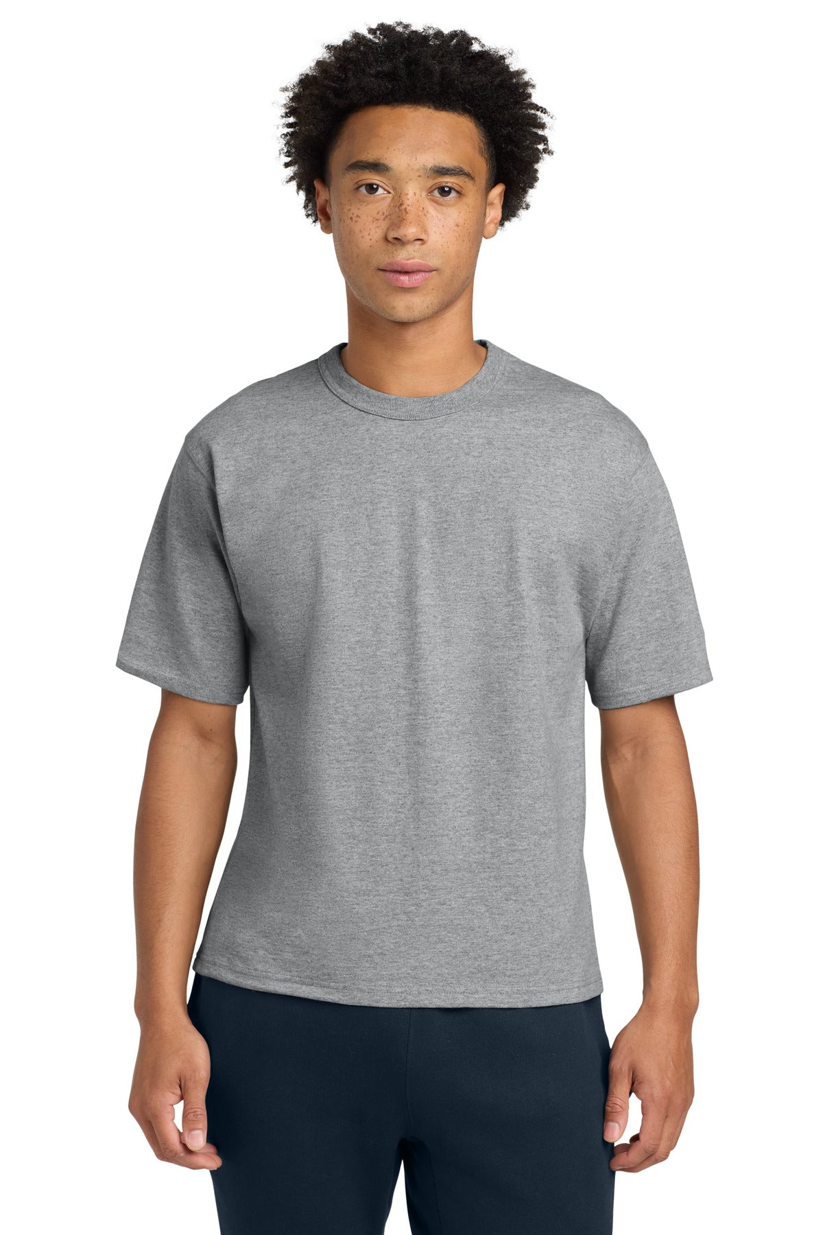 Champion   Heritage 7-Oz. Jersey Tee T105 in Oxford Grey