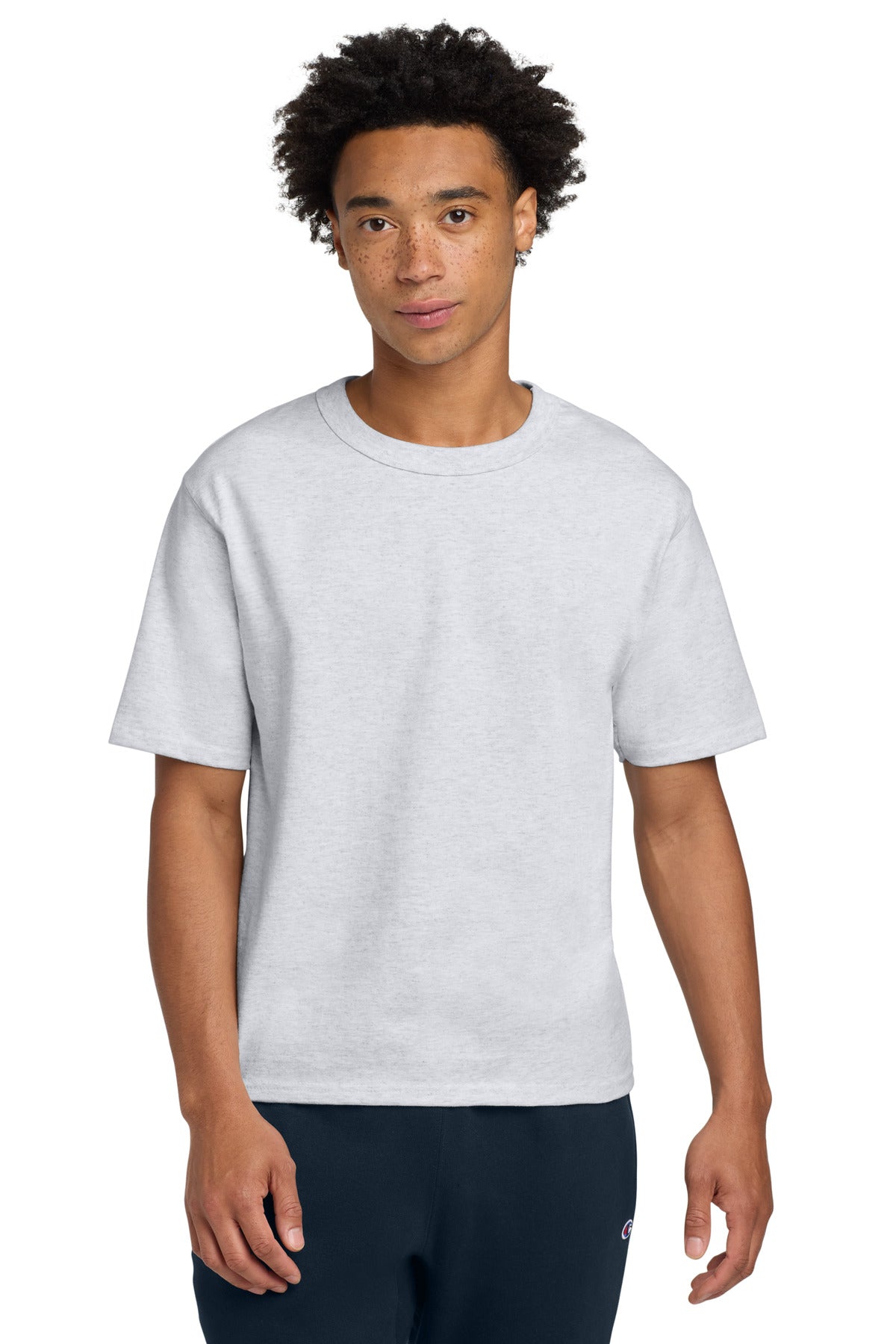Champion   Heritage 7-Oz. Jersey Tee T105 in Silver Grey