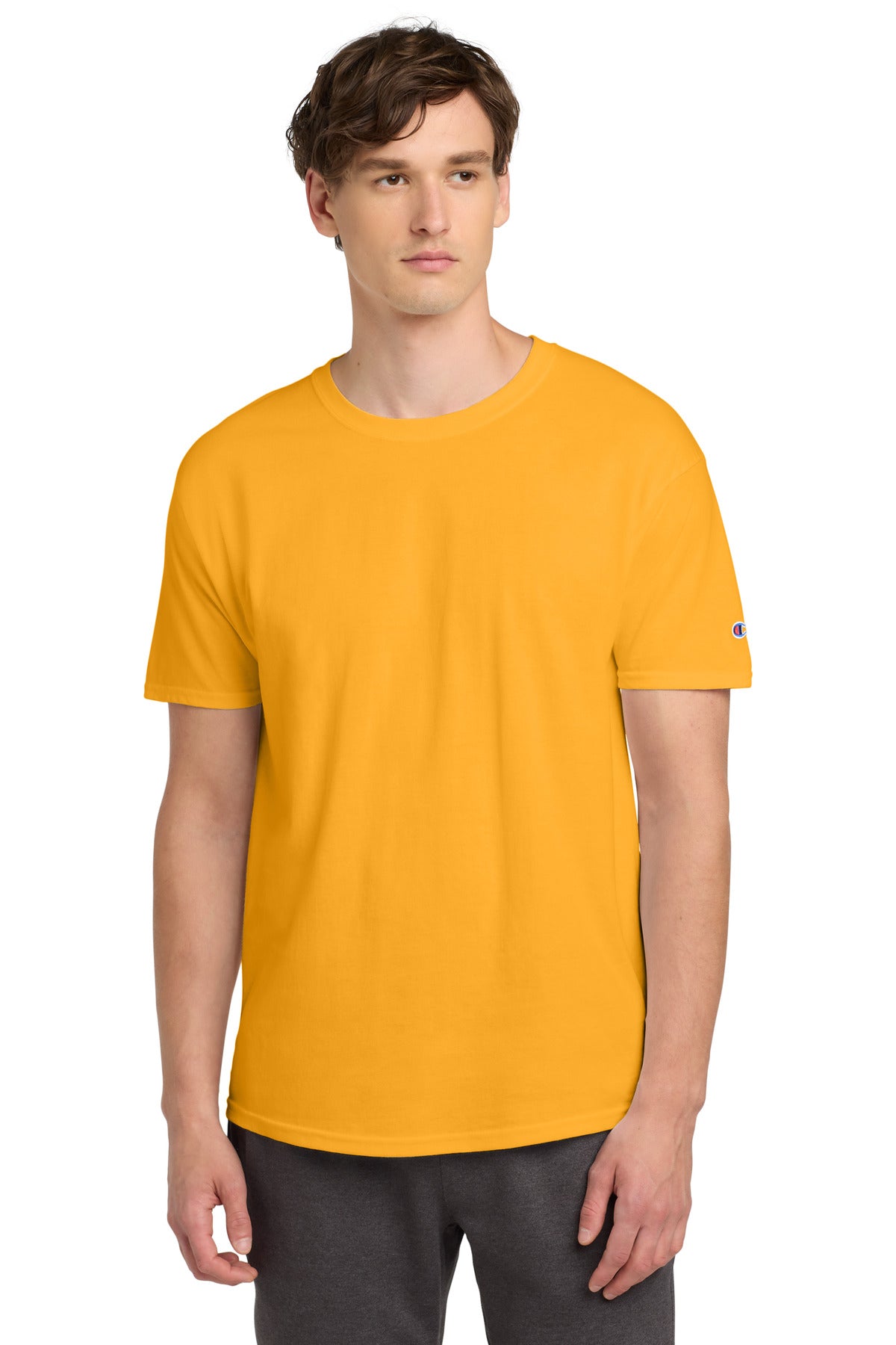 Champion   Heritage 6-Oz. Jersey Tee T425 in Gold