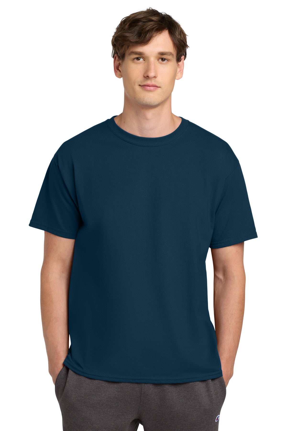 Champion   Heritage 6-Oz. Jersey Tee T425 in Late Night Blue
