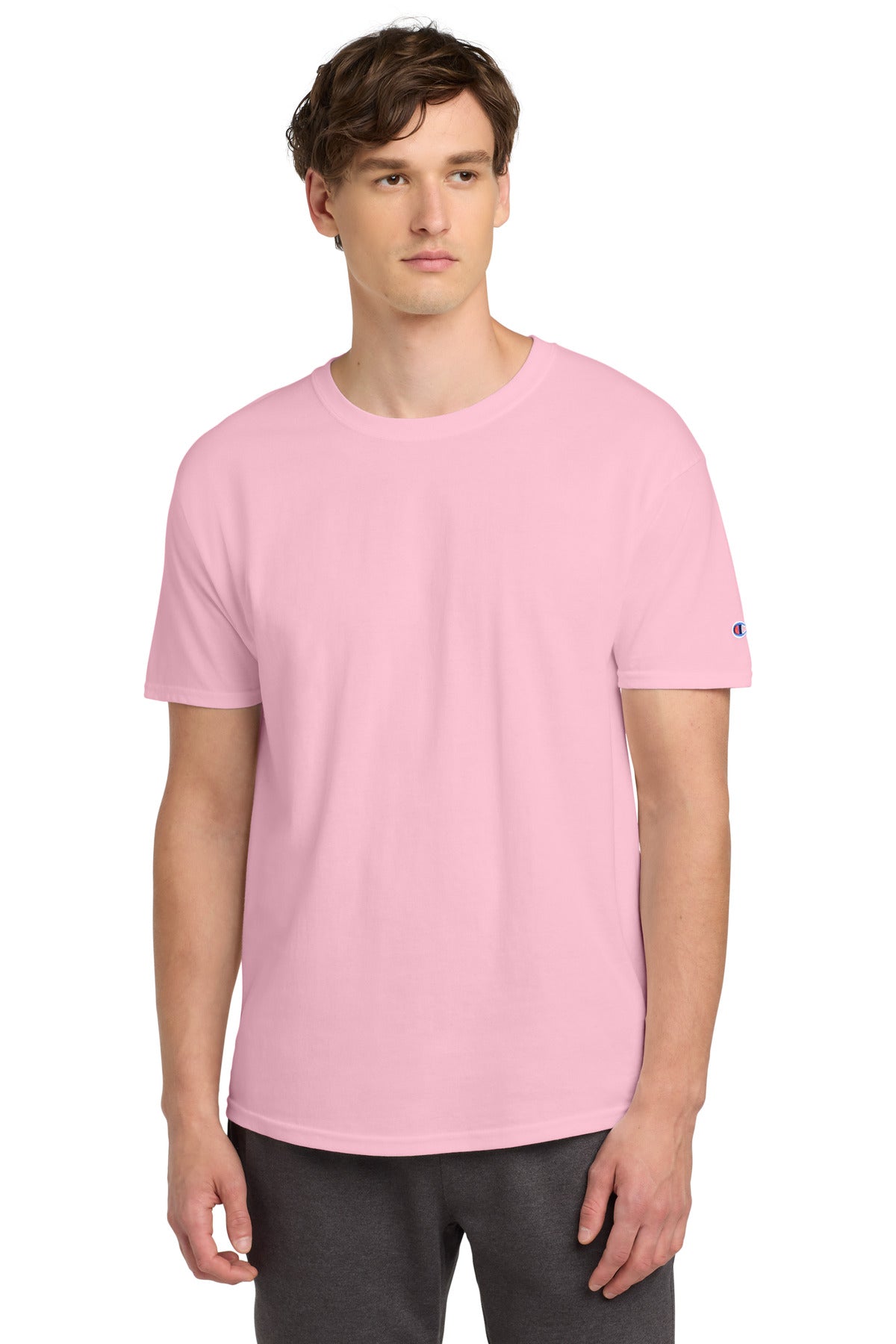 Champion   Heritage 6-Oz. Jersey Tee T425 in Pink Candy