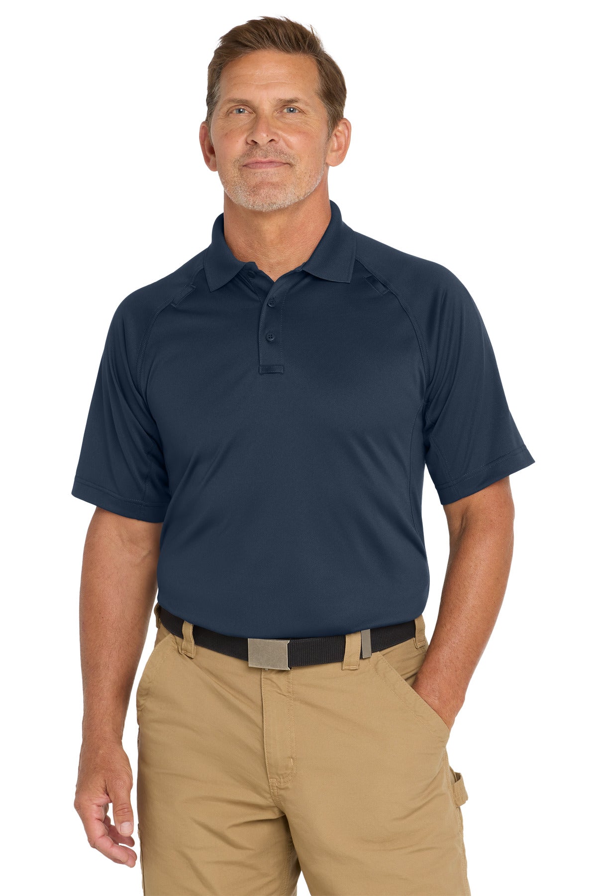 CornerStone Tall Select Snag-Proof Tactical Polo. TLCS410 in Dark Navy