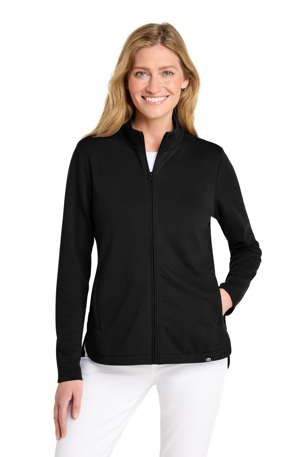 TravisMathew Women's Coveside Full-Zip TM1LD001 in Black