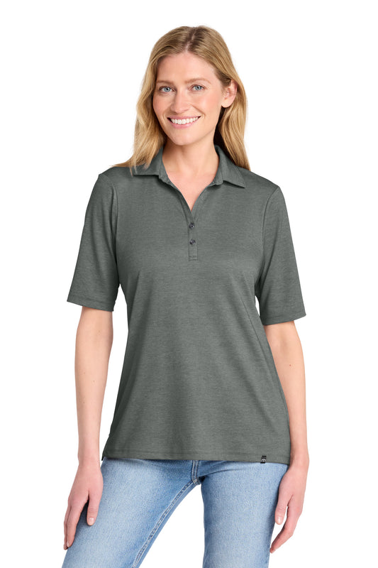 TravisMathew Women's Sunsetters Polo TM1LD004 in Black Heather