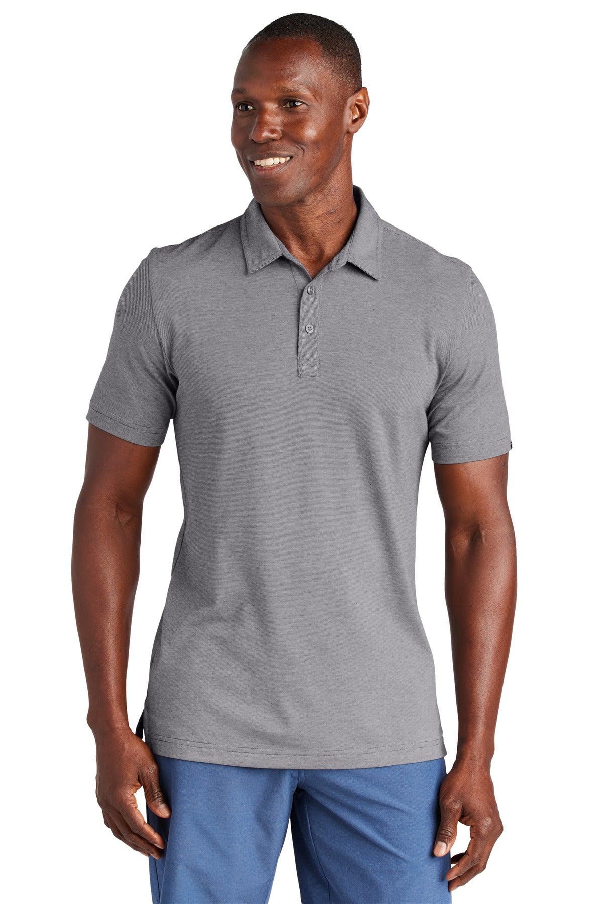 TravisMathew Sunnyvale Polo TM1MAA369 in Dark Grey Heather