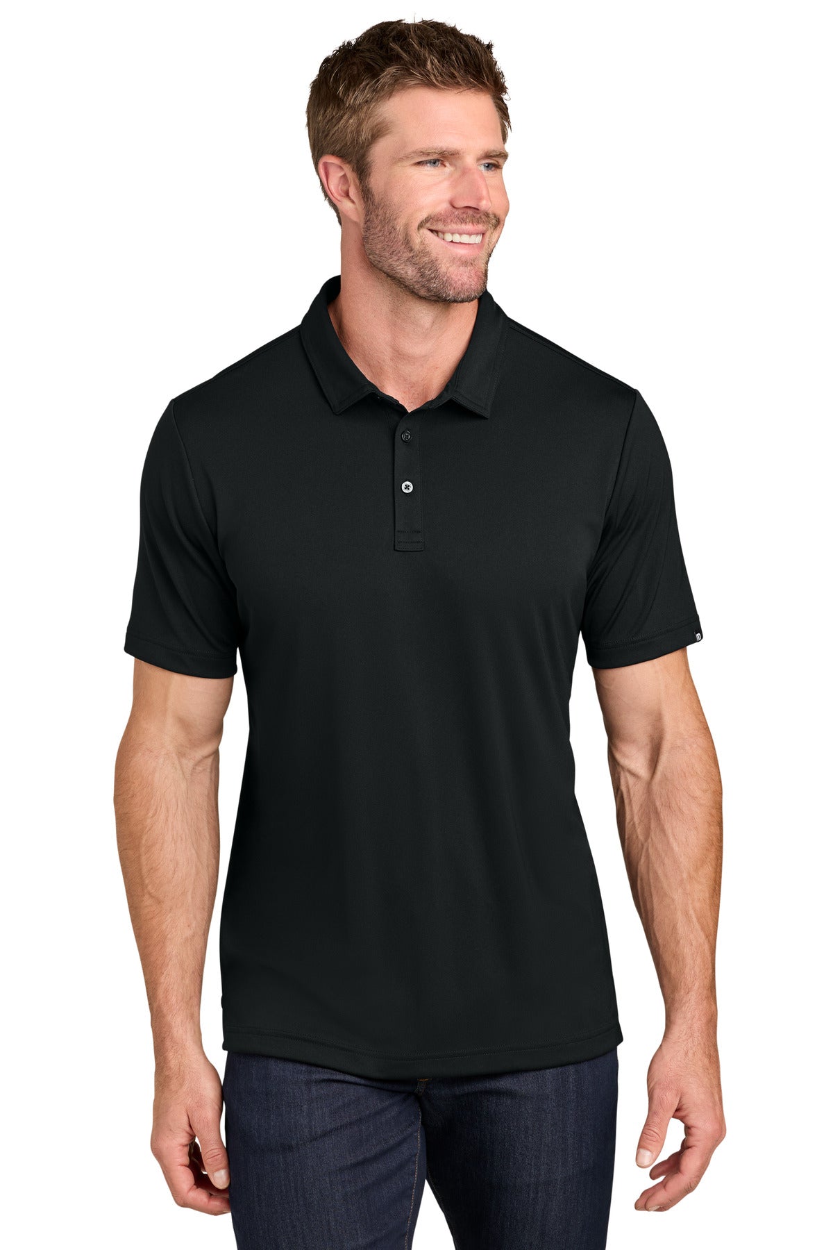 TravisMathew Coto Performance Polo. TM1MU410 in Black