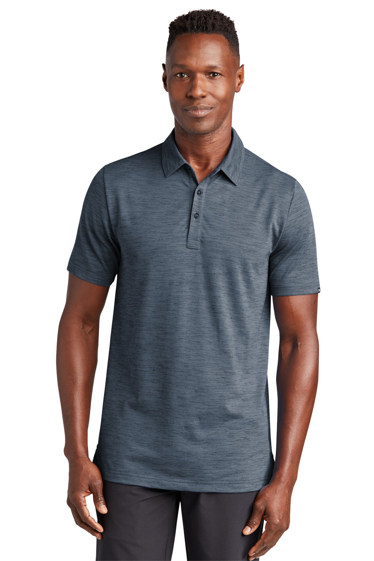 TravisMathew Auckland Slub Polo TM1MW451 in Blue Nights