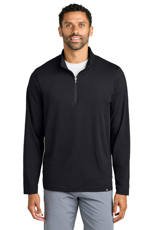 TravisMathew Crestview 1/4-Zip TM1MW452 in Black