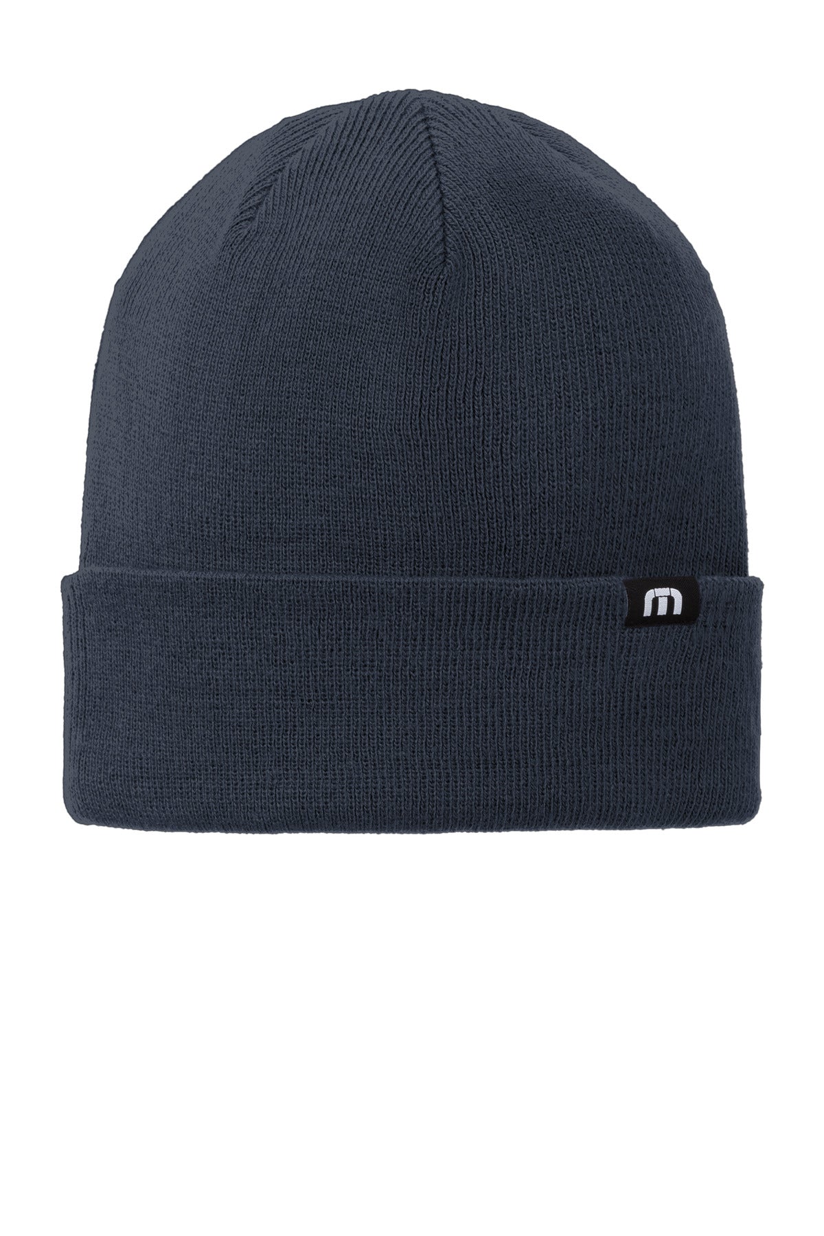 TravisMathew Solid Cuffed Beanie TM1MY394 in Blue Nights