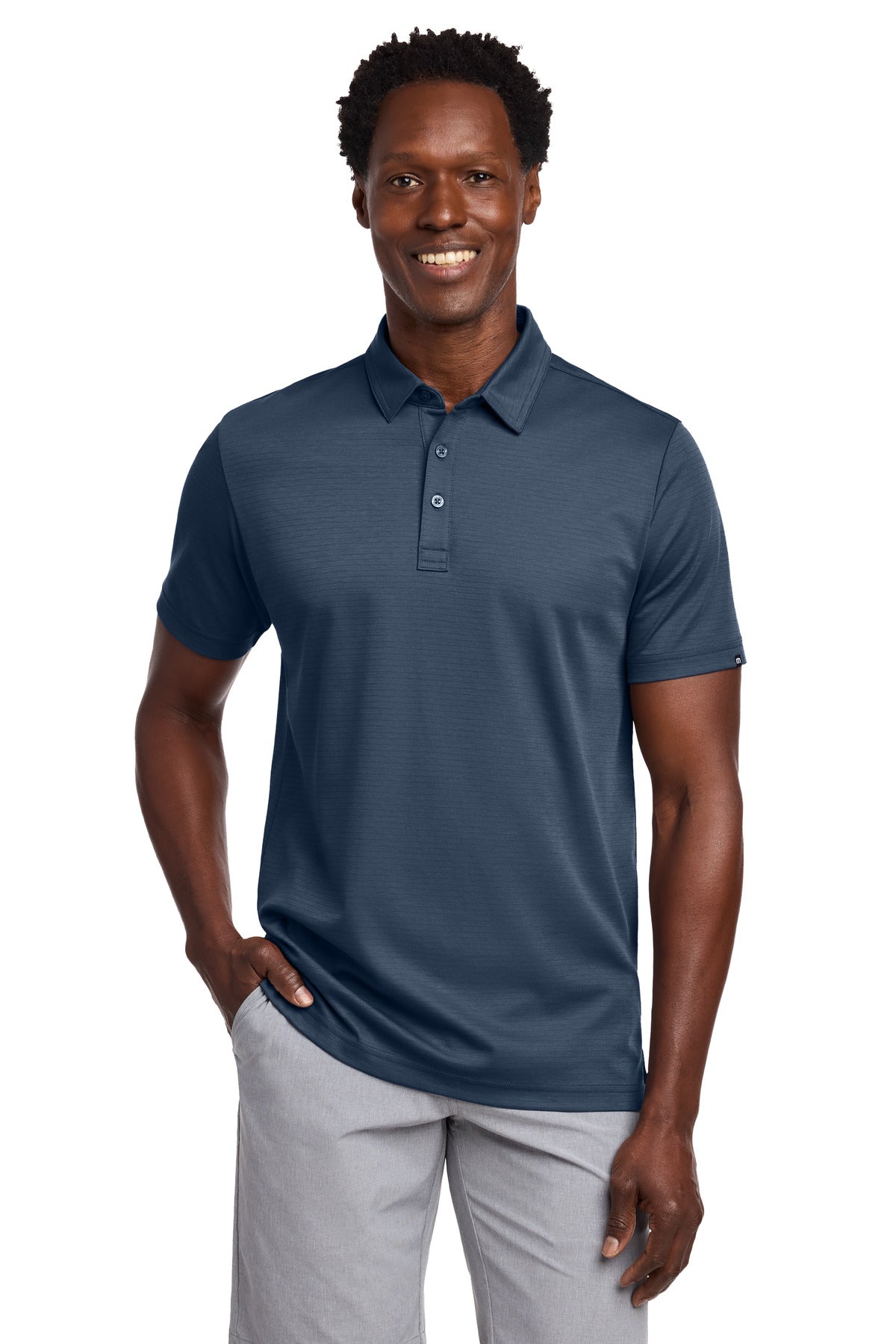 TravisMathew Bayfront Solid Polo TM1MY399 in Insignia Blue