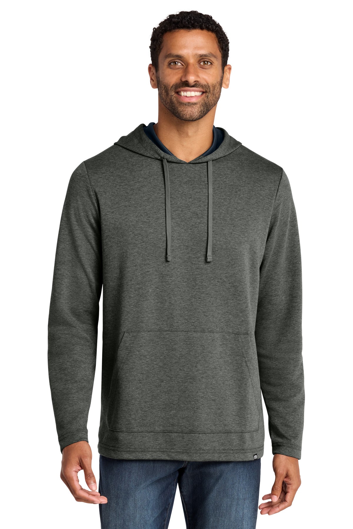 TravisMathew Coveside Hoodie TM1MZ337 in Dark Grey Heather