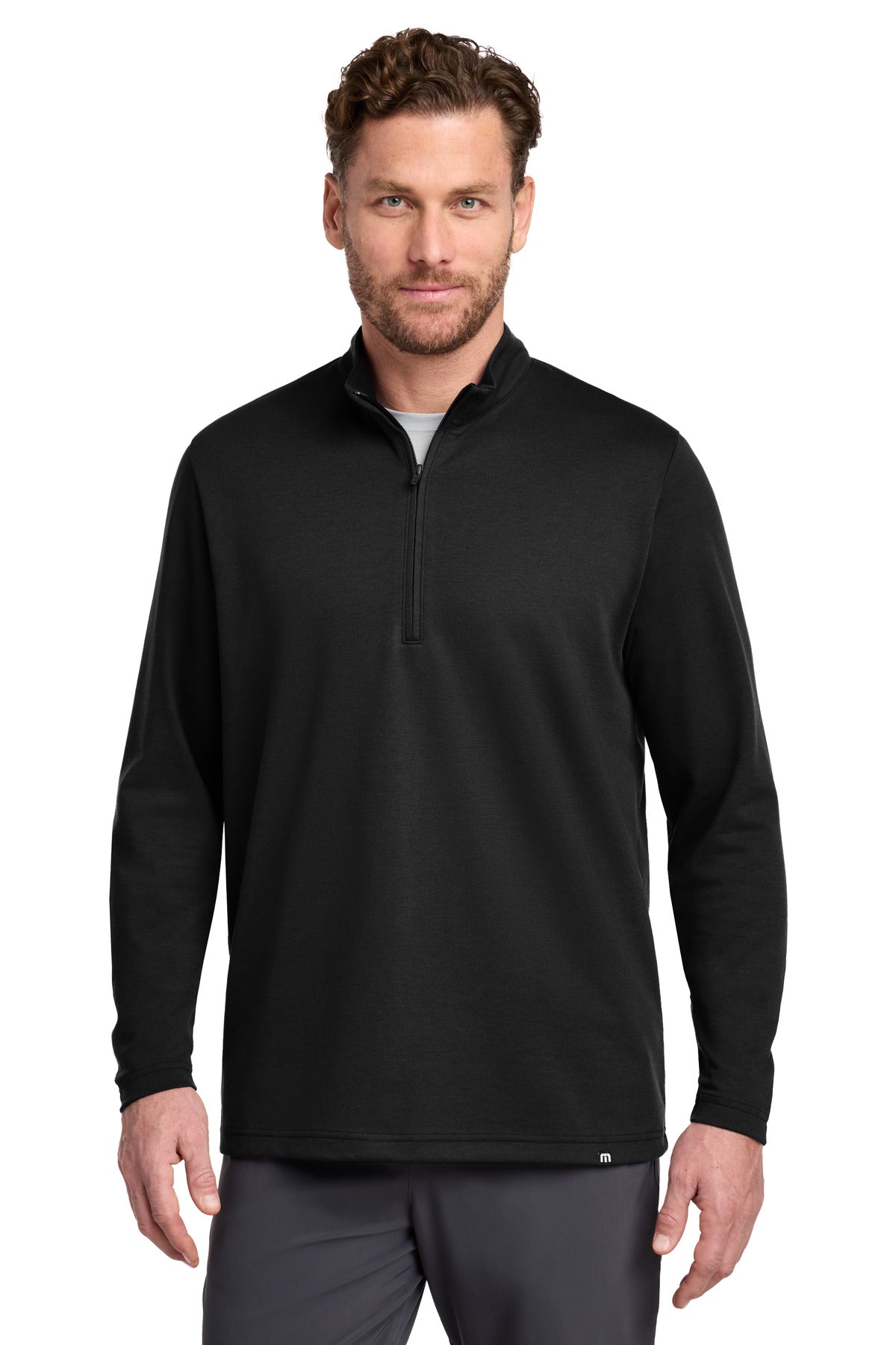 TravisMathew Coveside 1/4-Zip TM1MZ339 in Black