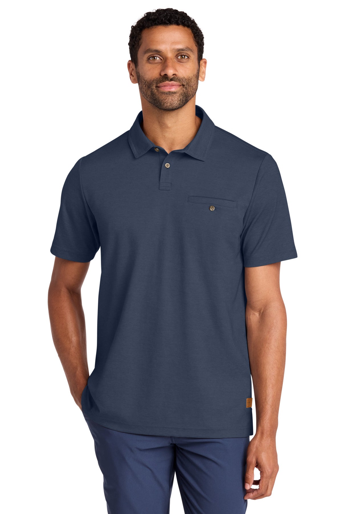 TravisMathew Sunsetters Pocket Polo TM1MZ344 in Blue Nights