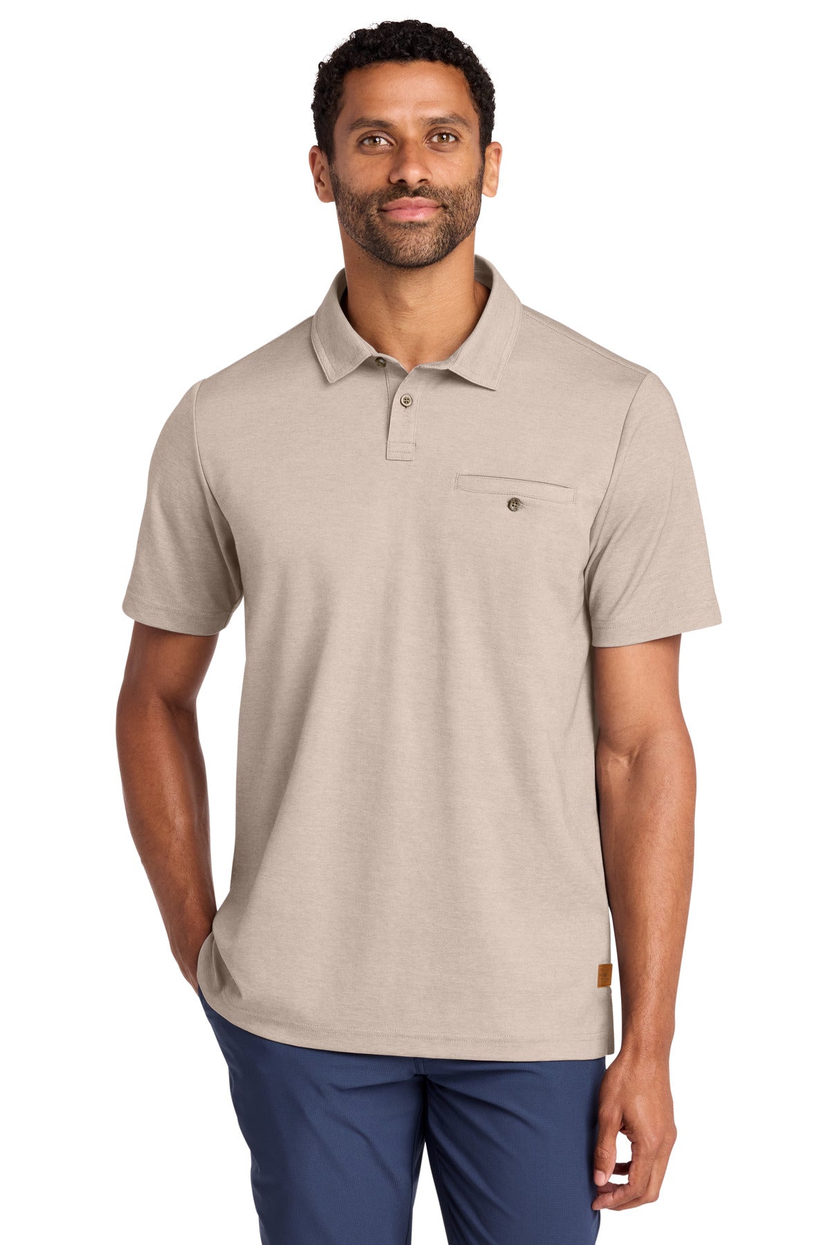 TravisMathew Sunsetters Pocket Polo TM1MZ344 in Portabella Heather