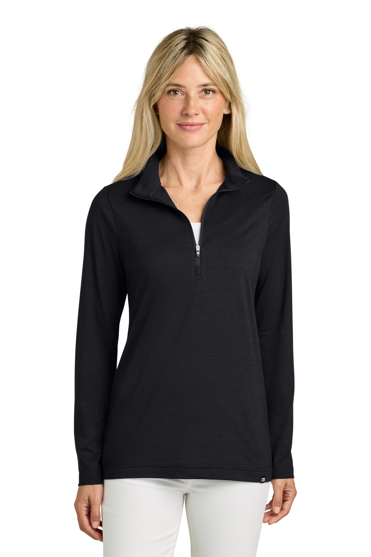 TravisMathew Women's Crestview 1/4-Zip TM1WW003 in Black