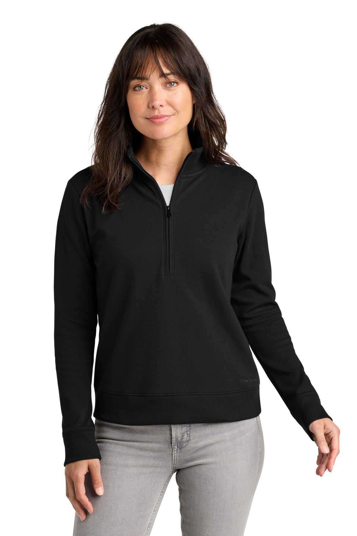 TravisMathew Women's Ocean Villa 1/4-Zip TMA41428 in Black